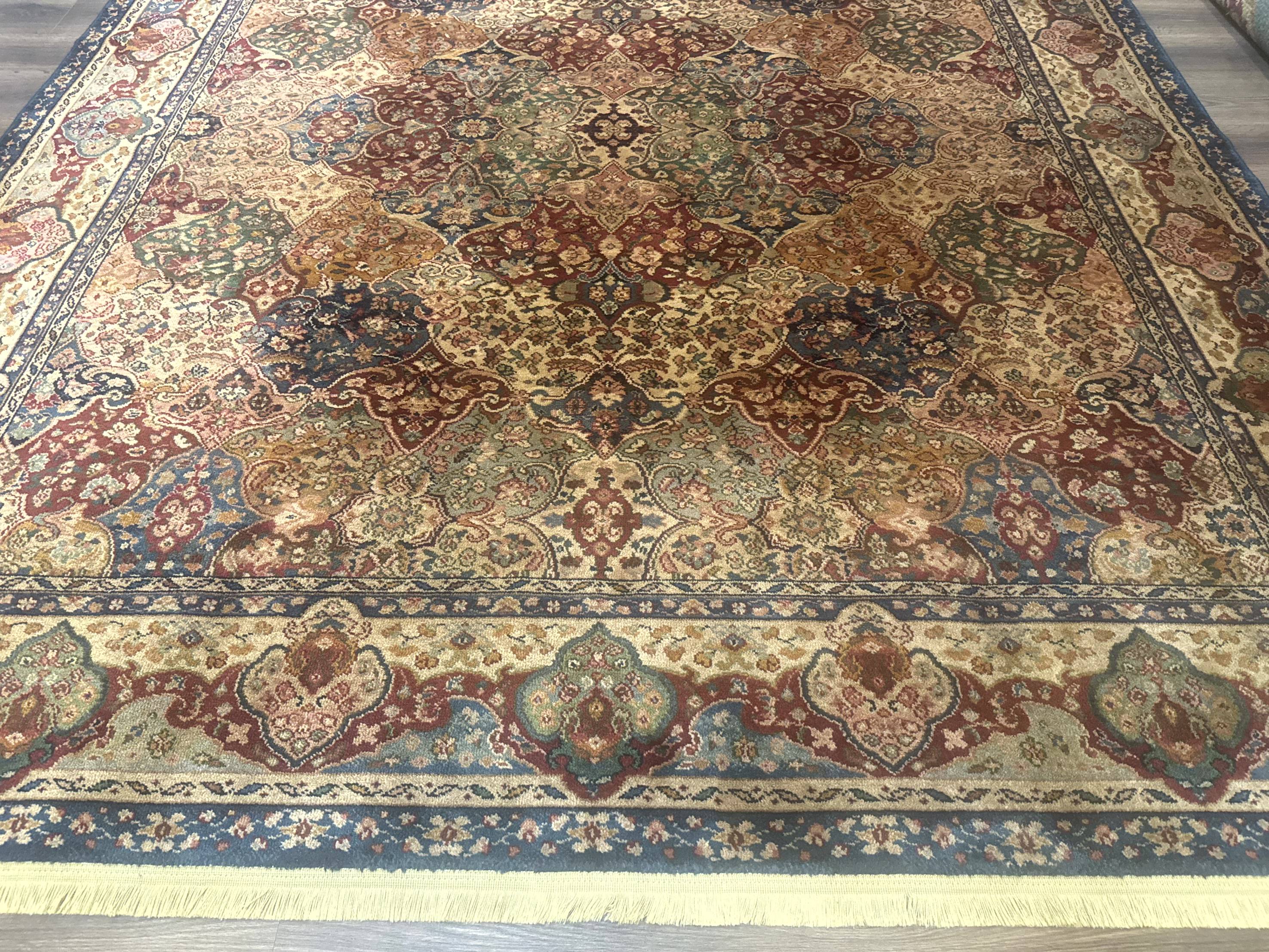 Karastan Rug 8.8 x 10, Samovar Teawash Kirman Panel #900-902, Wool Pile Vintage, Rare - Jewel Rugs