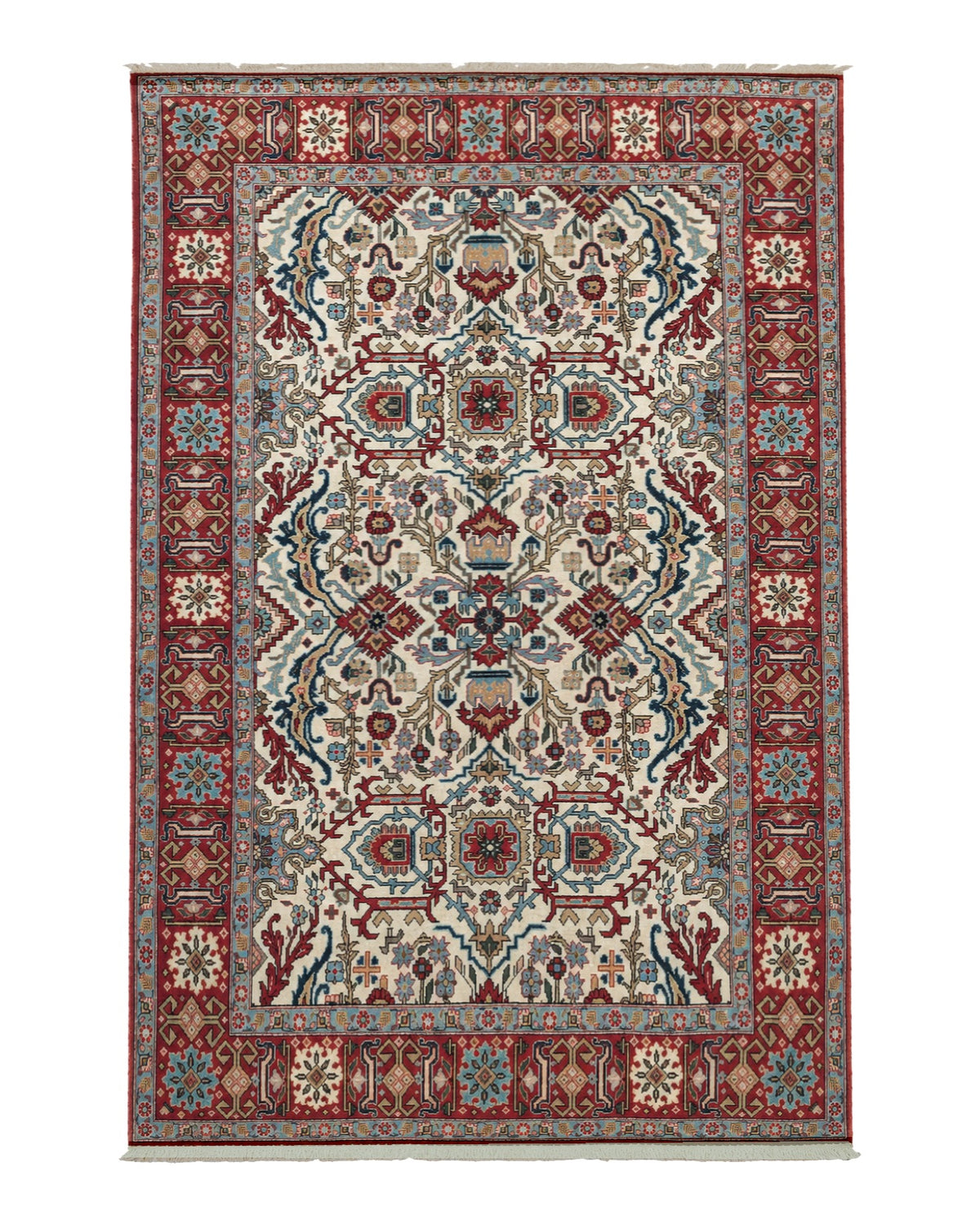 Persian Qum Rug 5x7, Hand Knotted
