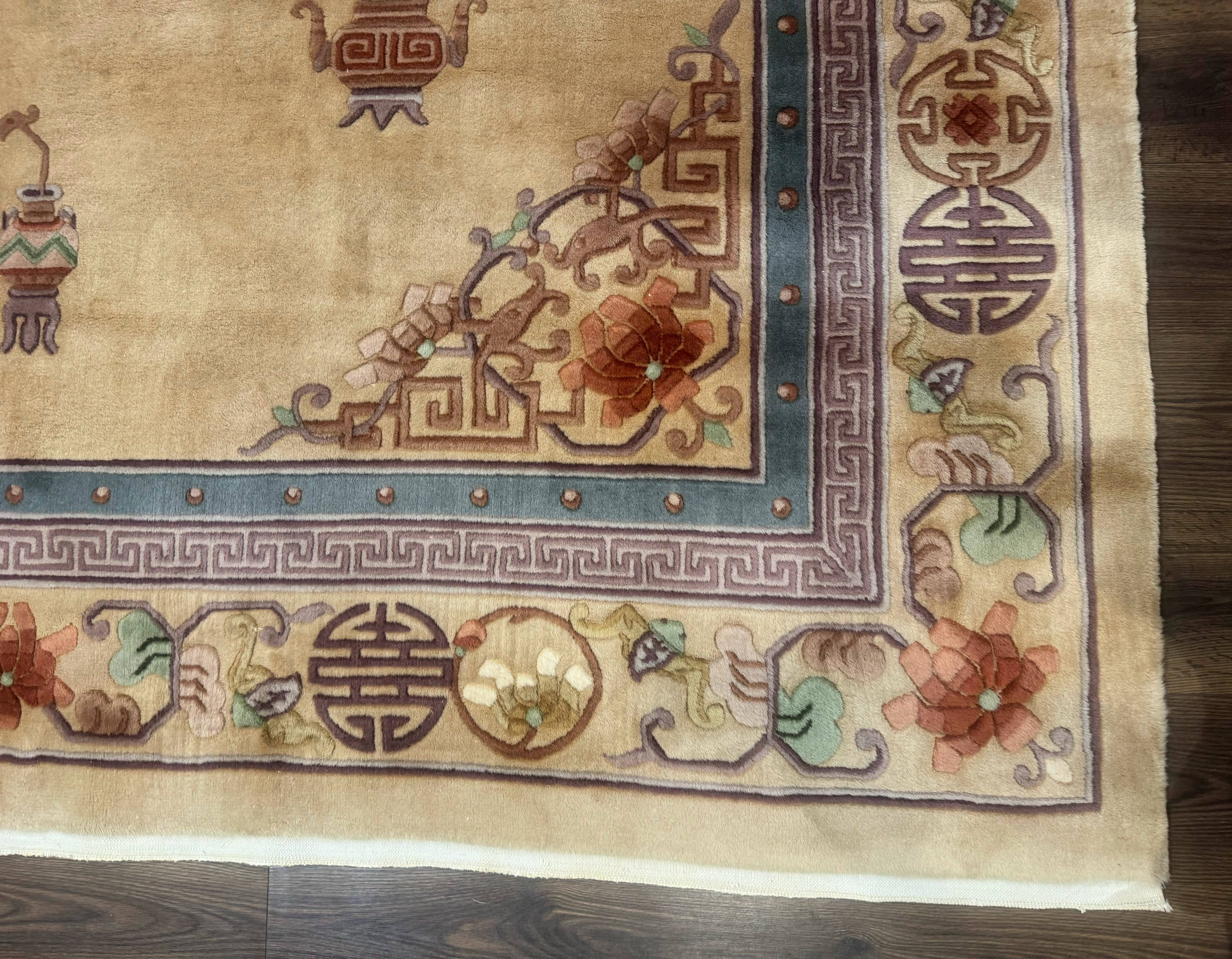 Chinese Wool Rug 8x12, Chinese 90 Line Rug - Jewel Rugs