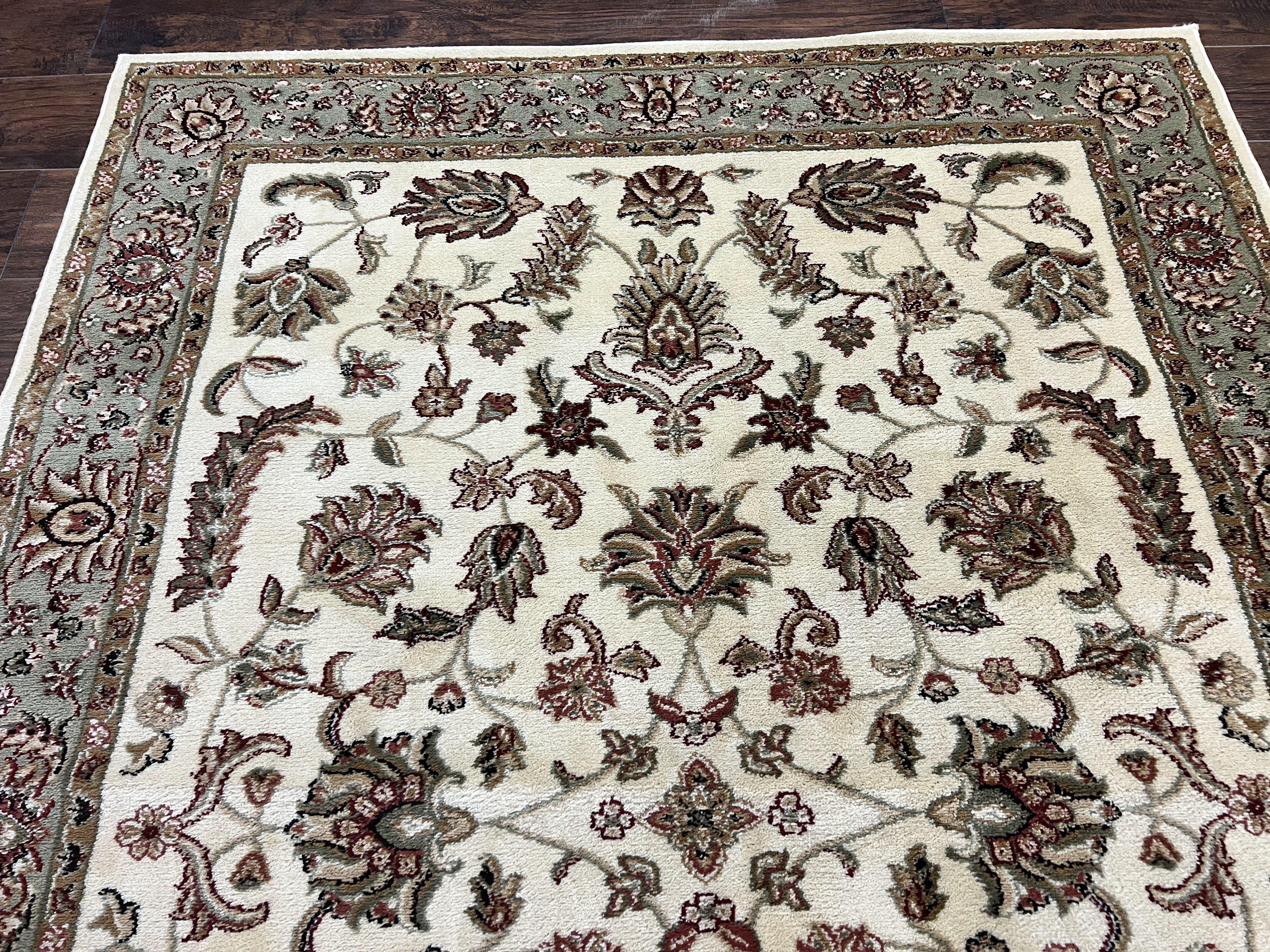 Floral Oriental Rug 5x7, Turkish Power Loomed Carpet, Traditional Design - Jewel Rugs