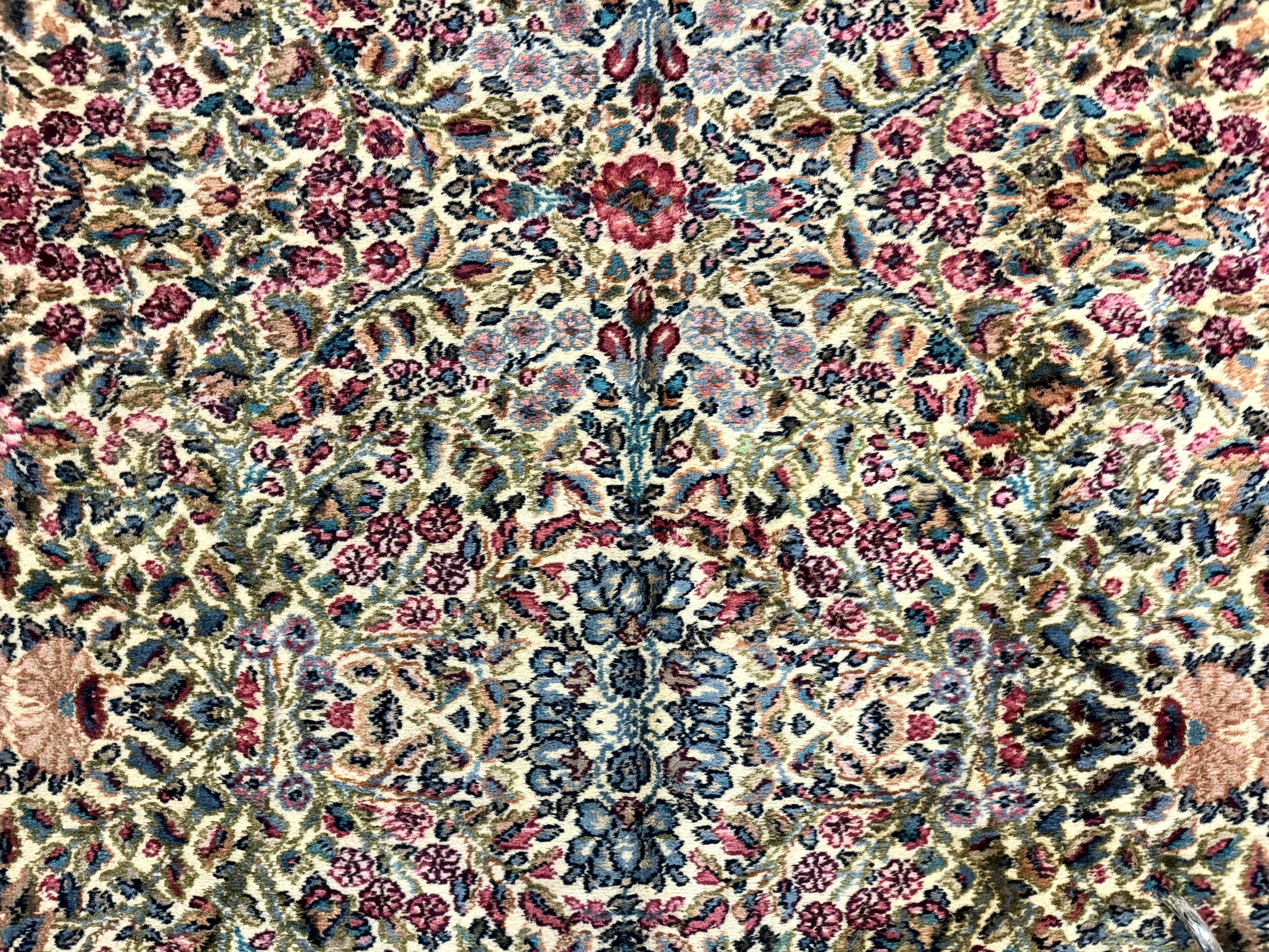 Karastan Rug 8.8 x 15, Lanamar Kirman #5519, Wool Karastan Carpet, Antique Floral Karastan Rug, Tree of Life Design Rug, Traditional Rug - Jewel Rugs