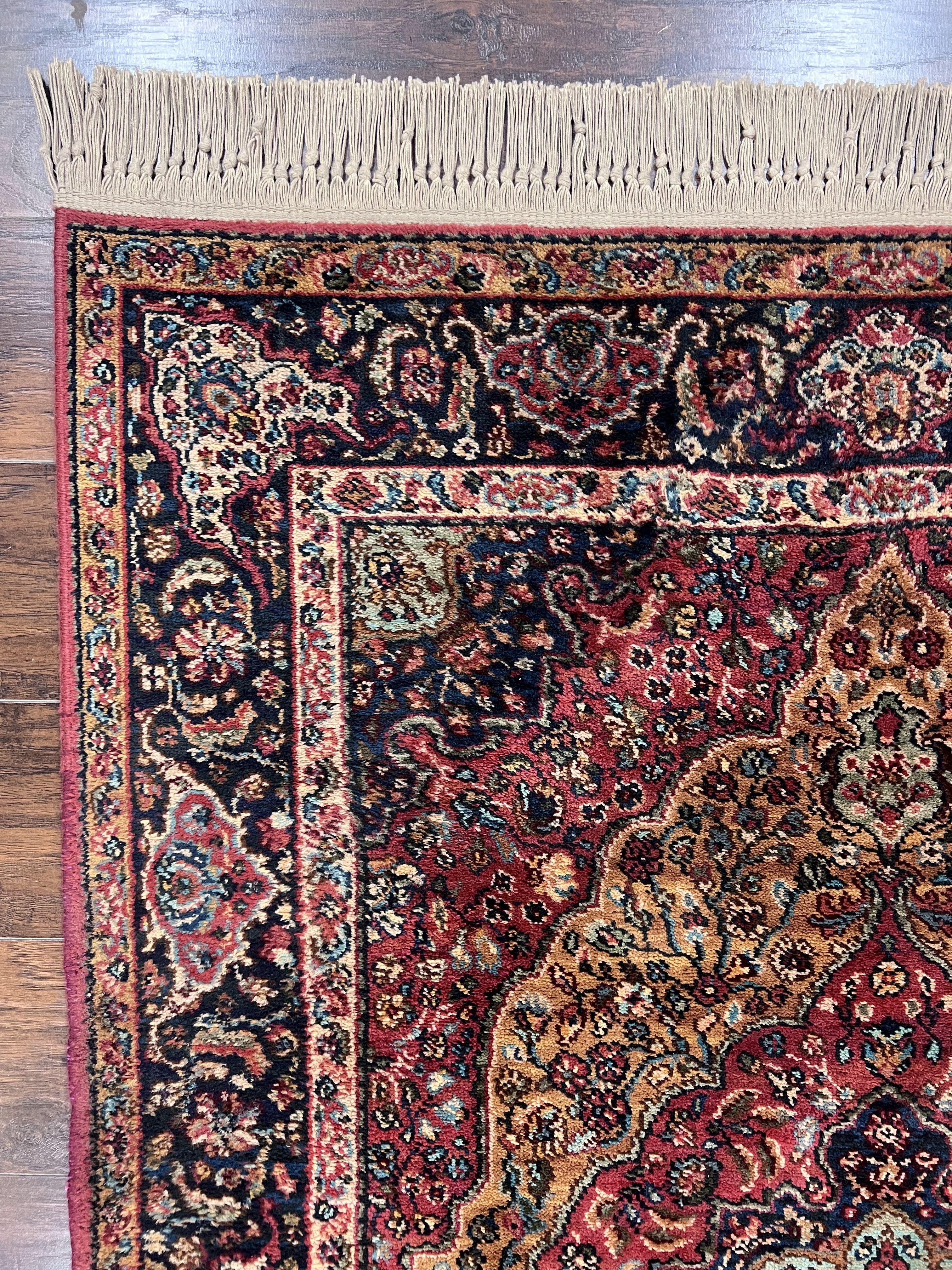 Karastan Rug 4x6 Medallion Kirman #700/718, Original Karastan Collection 700 Series, Discontinued Wool Karastan Carpet Vintage 4 x 6 Rug - Jewel Rugs