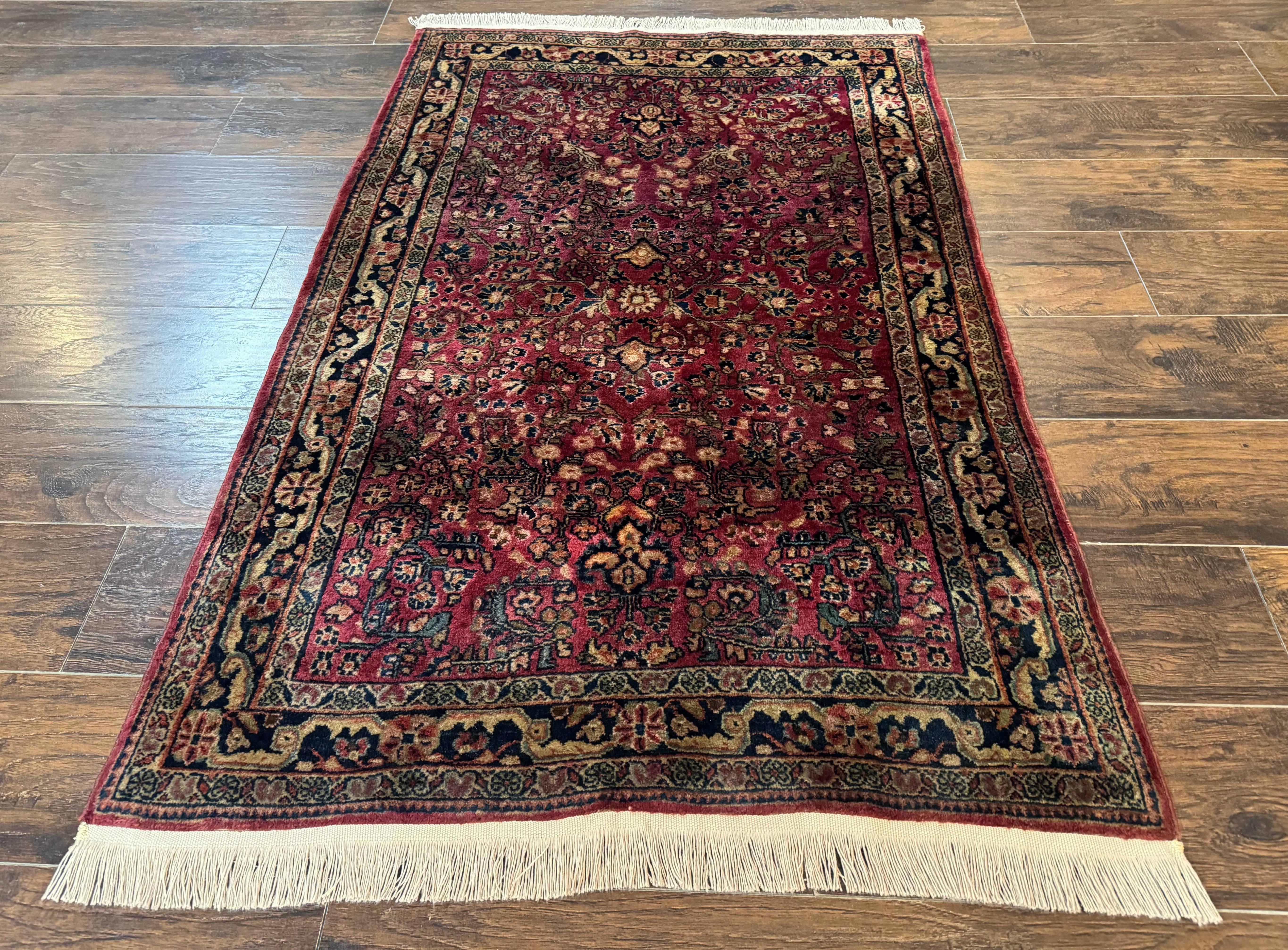 Persian Sarouk Rug 3x5, Antique Persian Carpet - Jewel Rugs