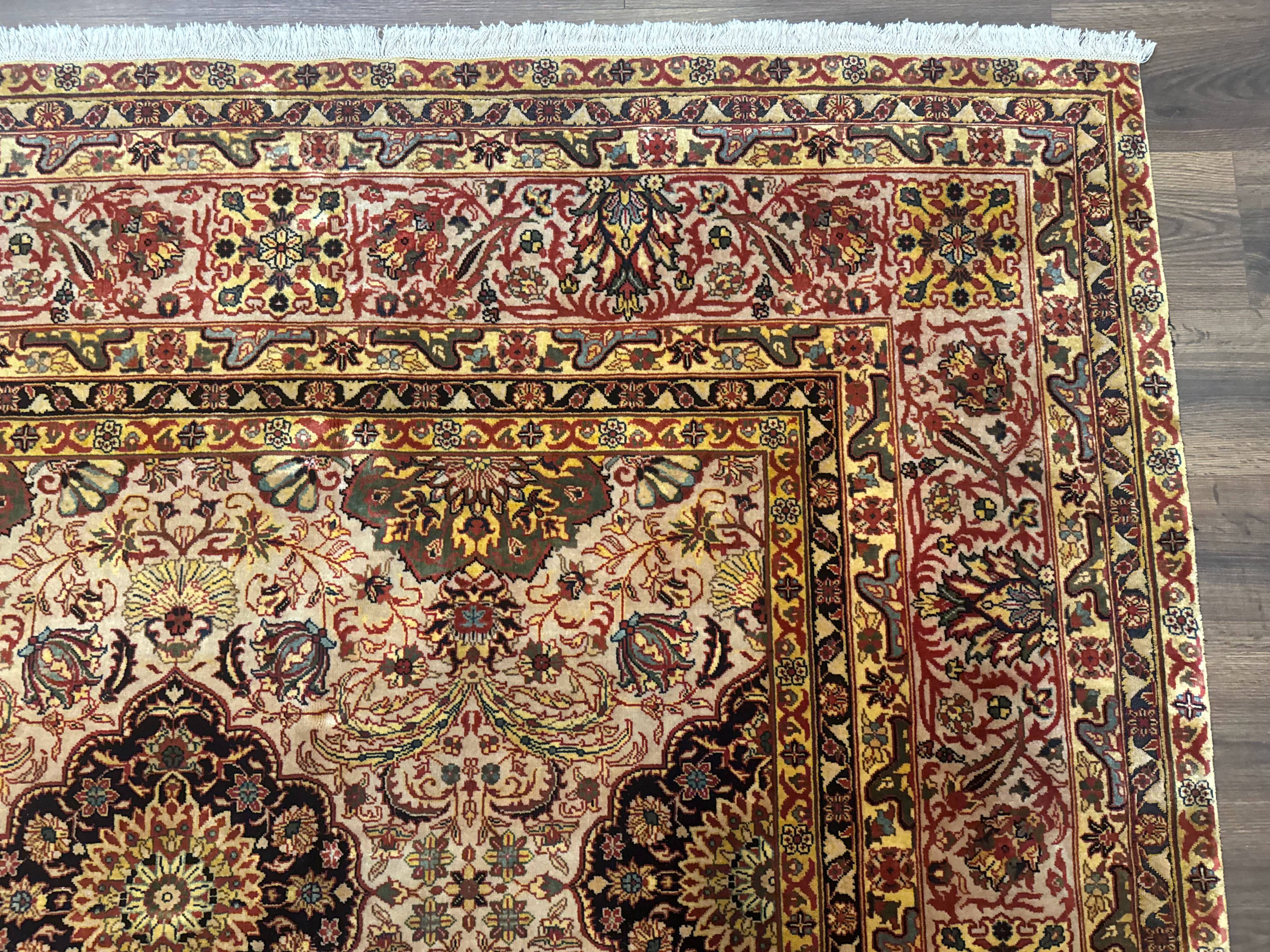 Indian Agra Rug 9x12, Fine Oriental Carpet - Jewel Rugs