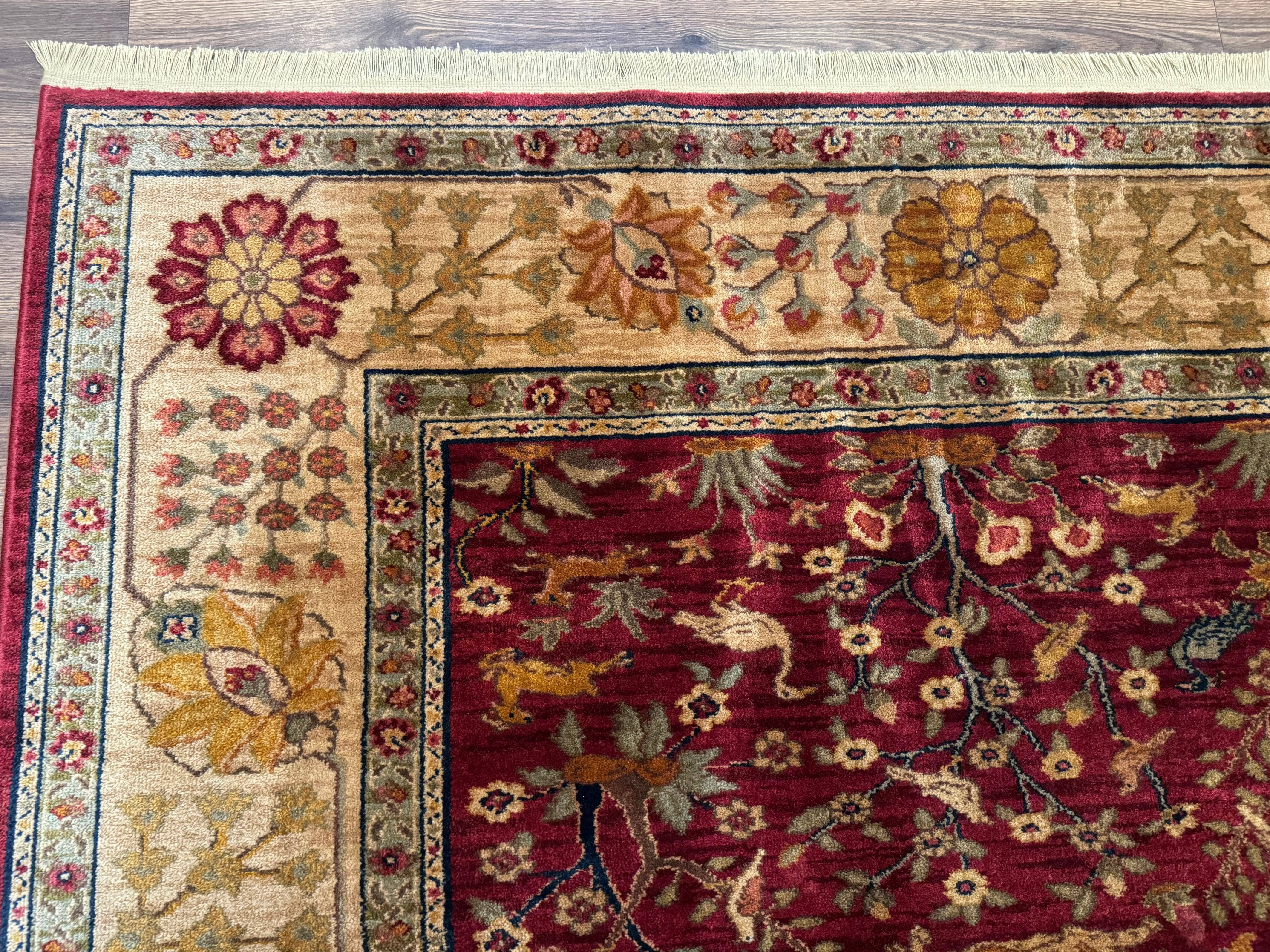 Karastan Rug 8.8 x 10, Antique Legends Emperor's Hunt 2200-204, Wool Vintage Discontinued Karastan - Jewel Rugs