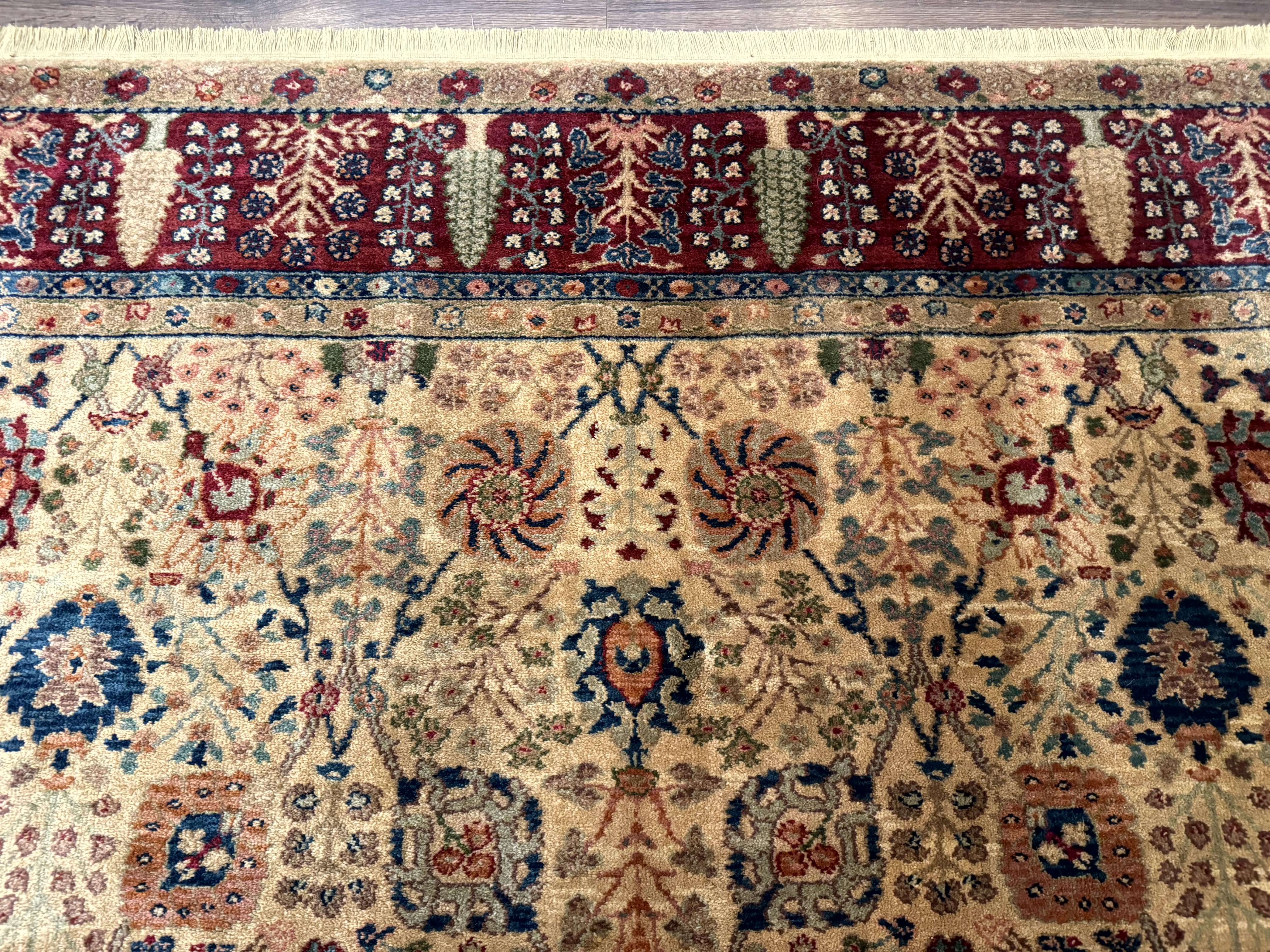 Karastan Rug 8.8 x 10 Samavar Teawash Persian Vase #900 - 901, Wool Vintage Discontinued - Jewel Rugs