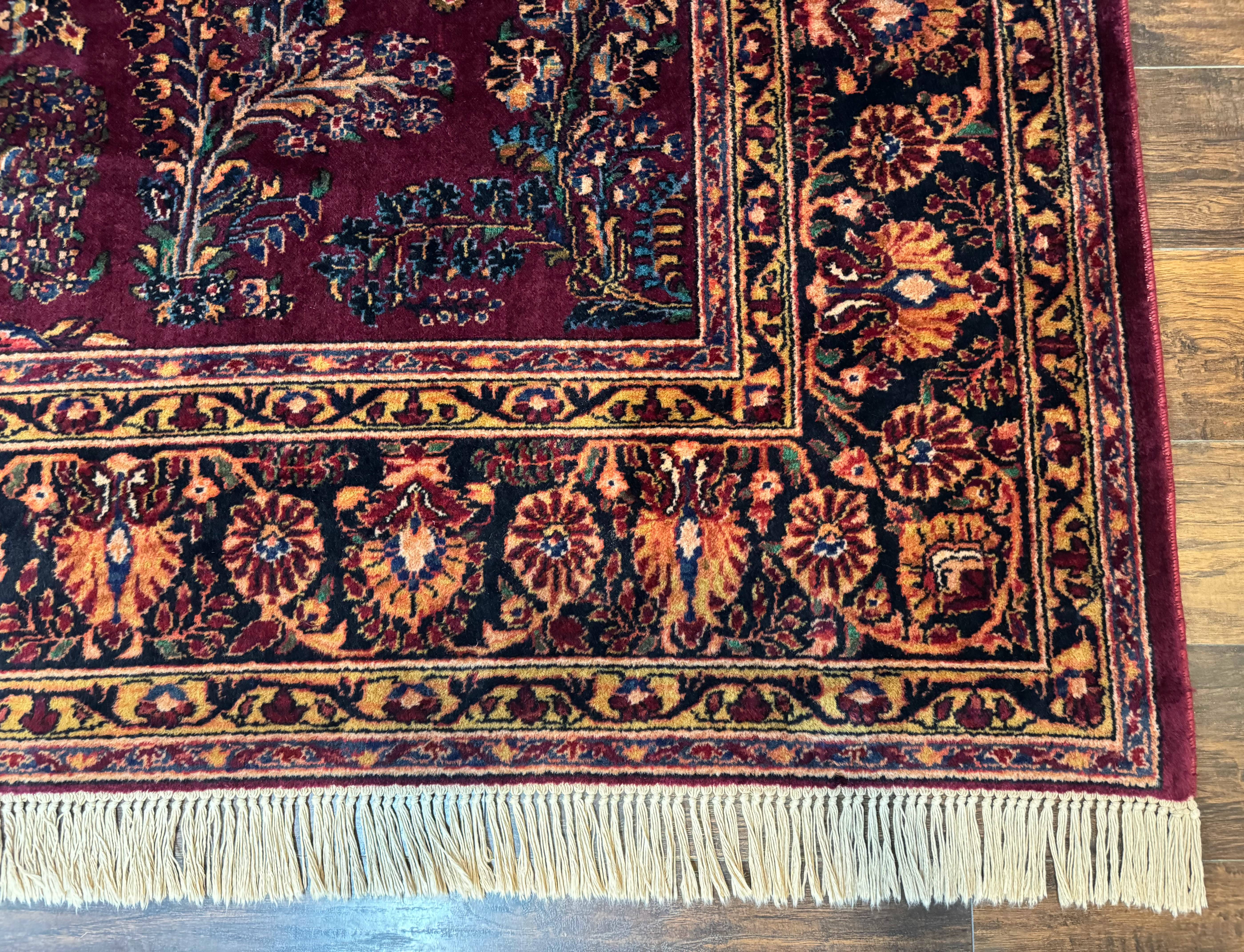 Antique Karastan Rug 8.6 x 12, Wool Pile, Vintage Discontinued Karastan Sarouk Lanamar - Jewel Rugs