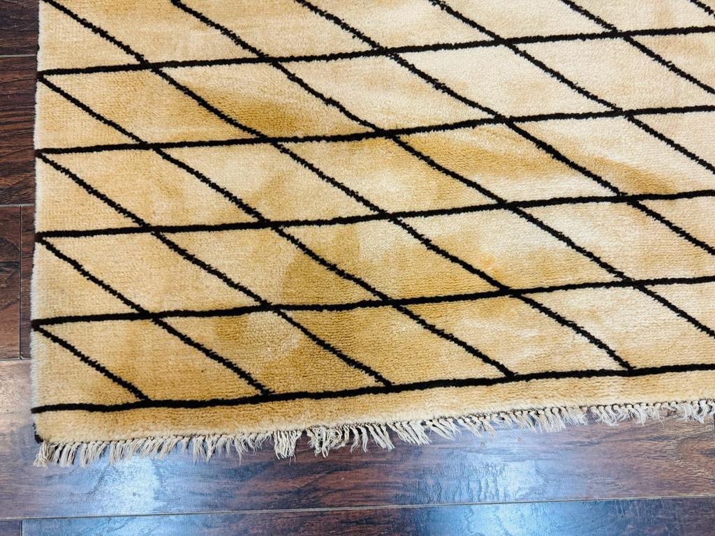 German Rug 7x10, Vintage Handmade Carpet, Contemporary - Jewel Rugs