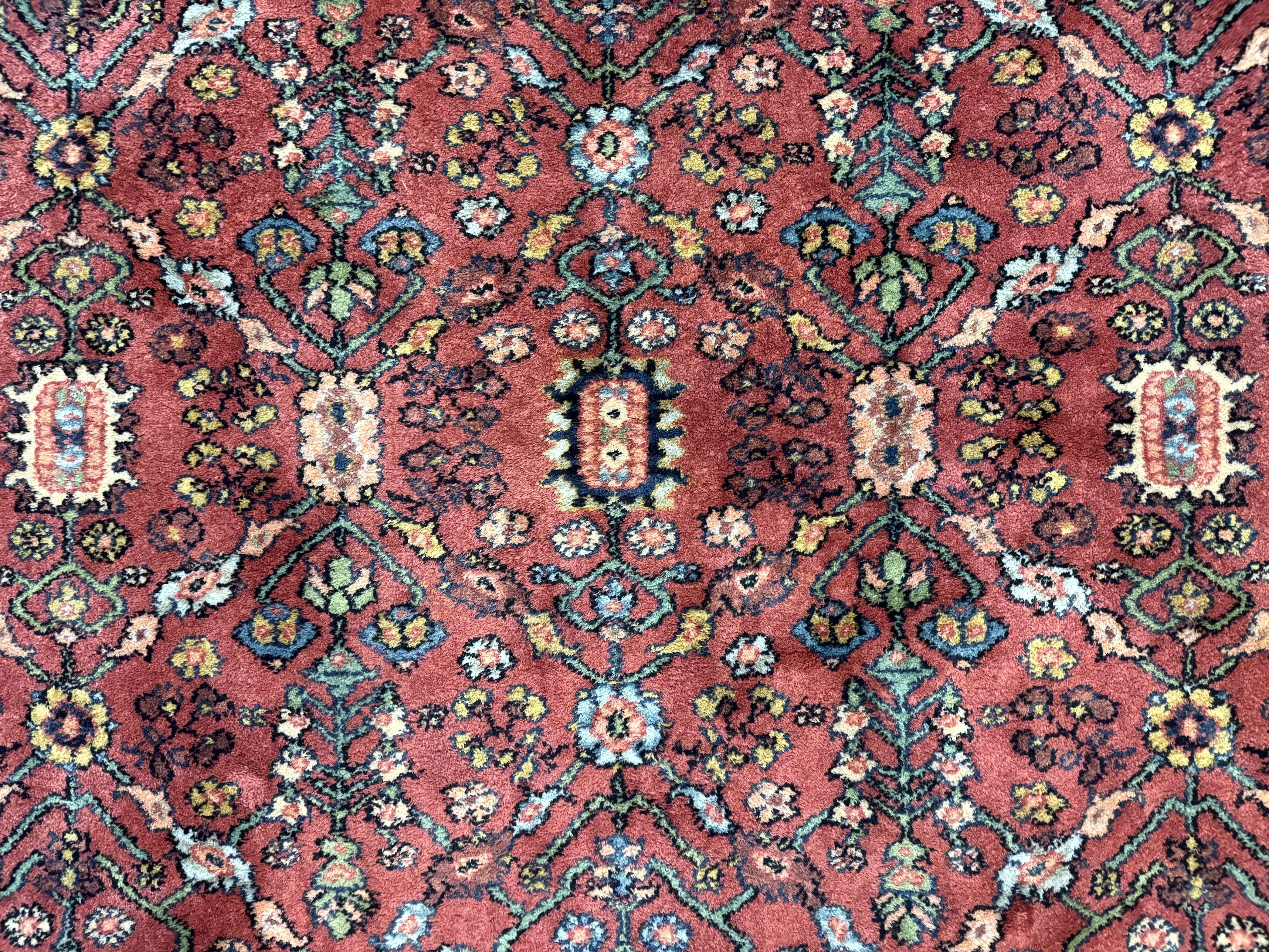 Karastan Rug 5.9 x 9 Serapi #729, Wool Karastan Carpet, Original 700 Series, Red, Discontinued, 6x9 Vintage Karastan Area Rug, Rare - Jewel Rugs