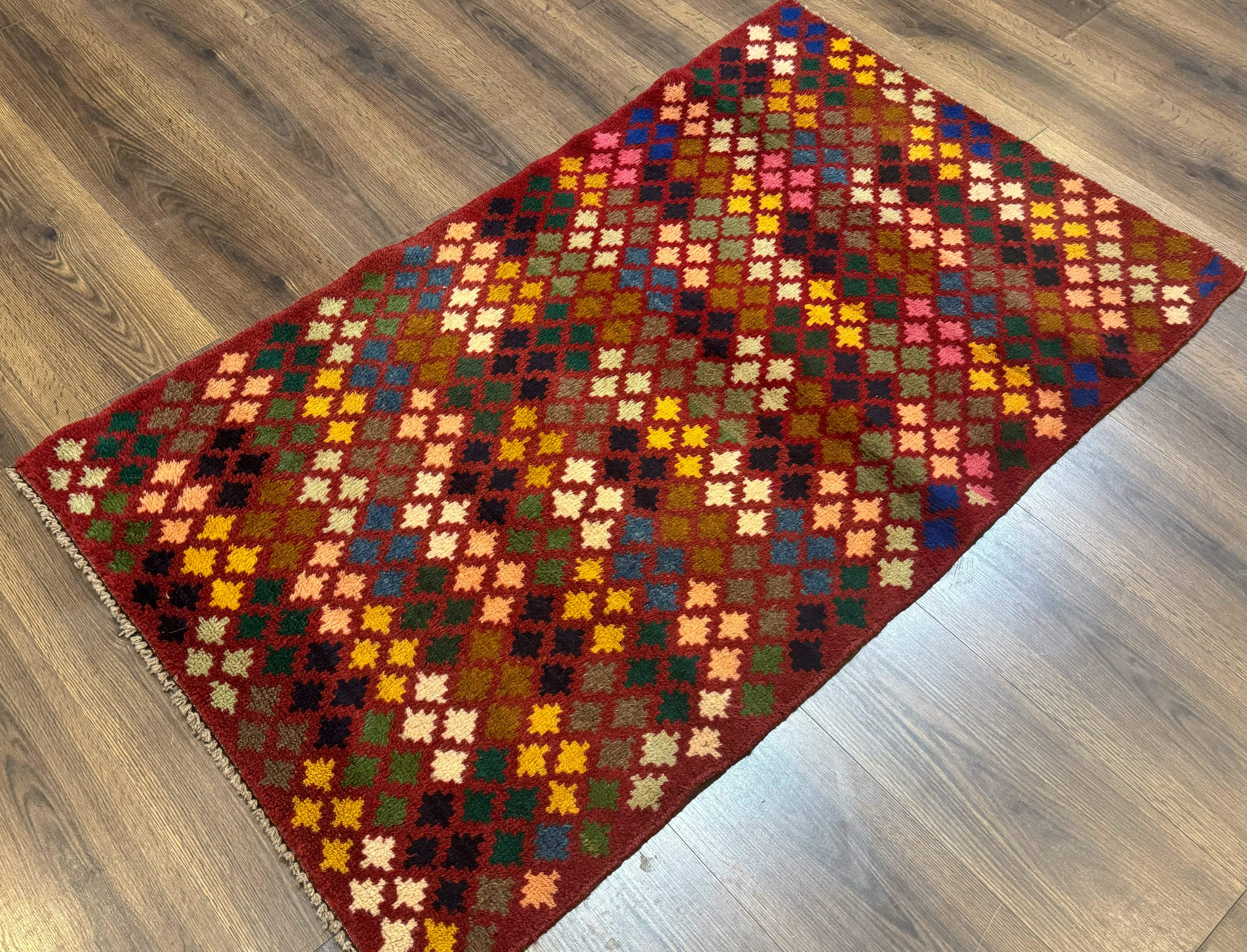 Afghan Balouch Rug 3x5, Multicolor - Jewel Rugs