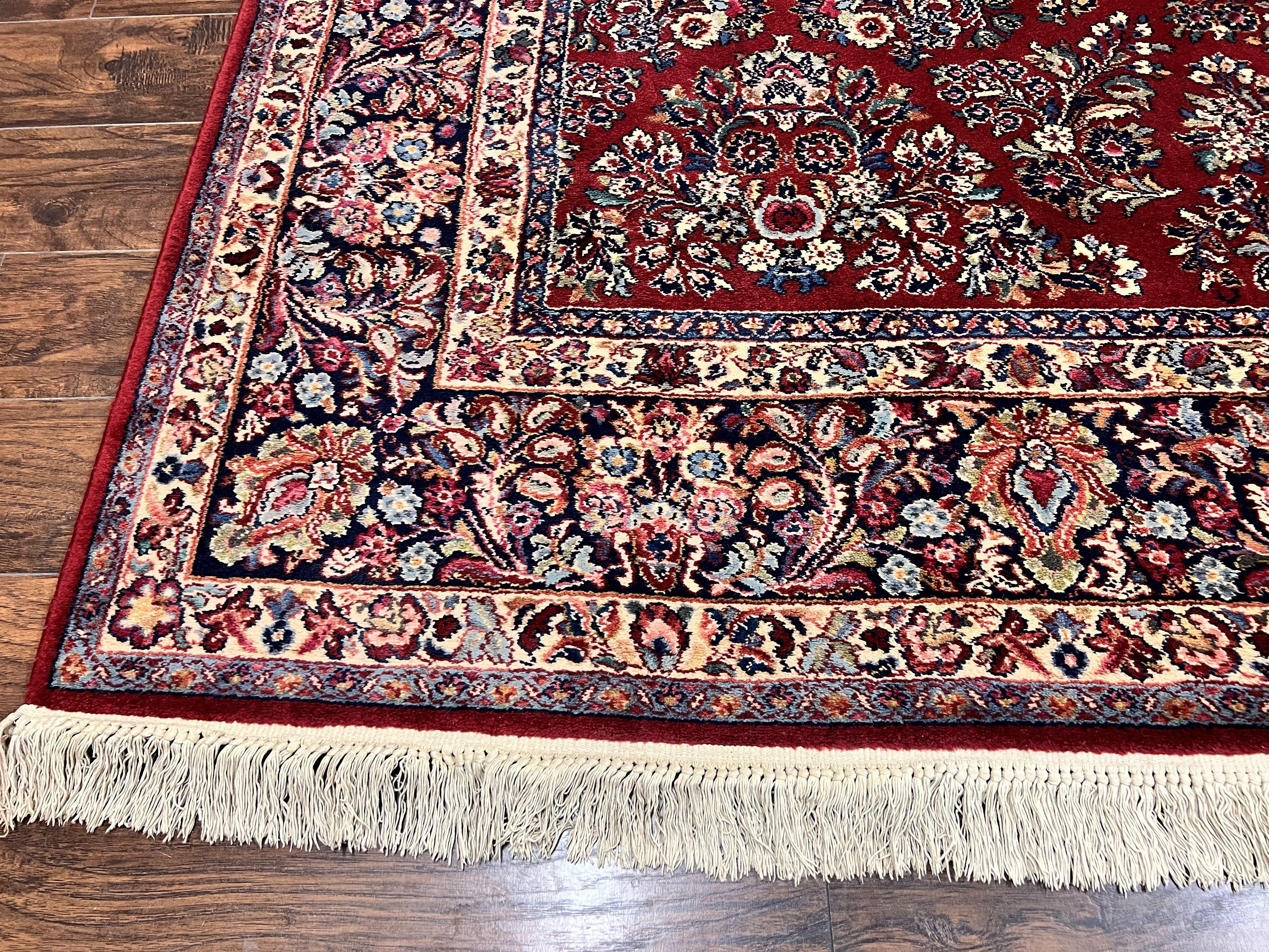 Karastan Rug 10x18 Red Sarouk #785, Wool Karastan Carpet, Original 700 Series, Vintage Discontinued Large Oriental Rug - Jewel Rugs