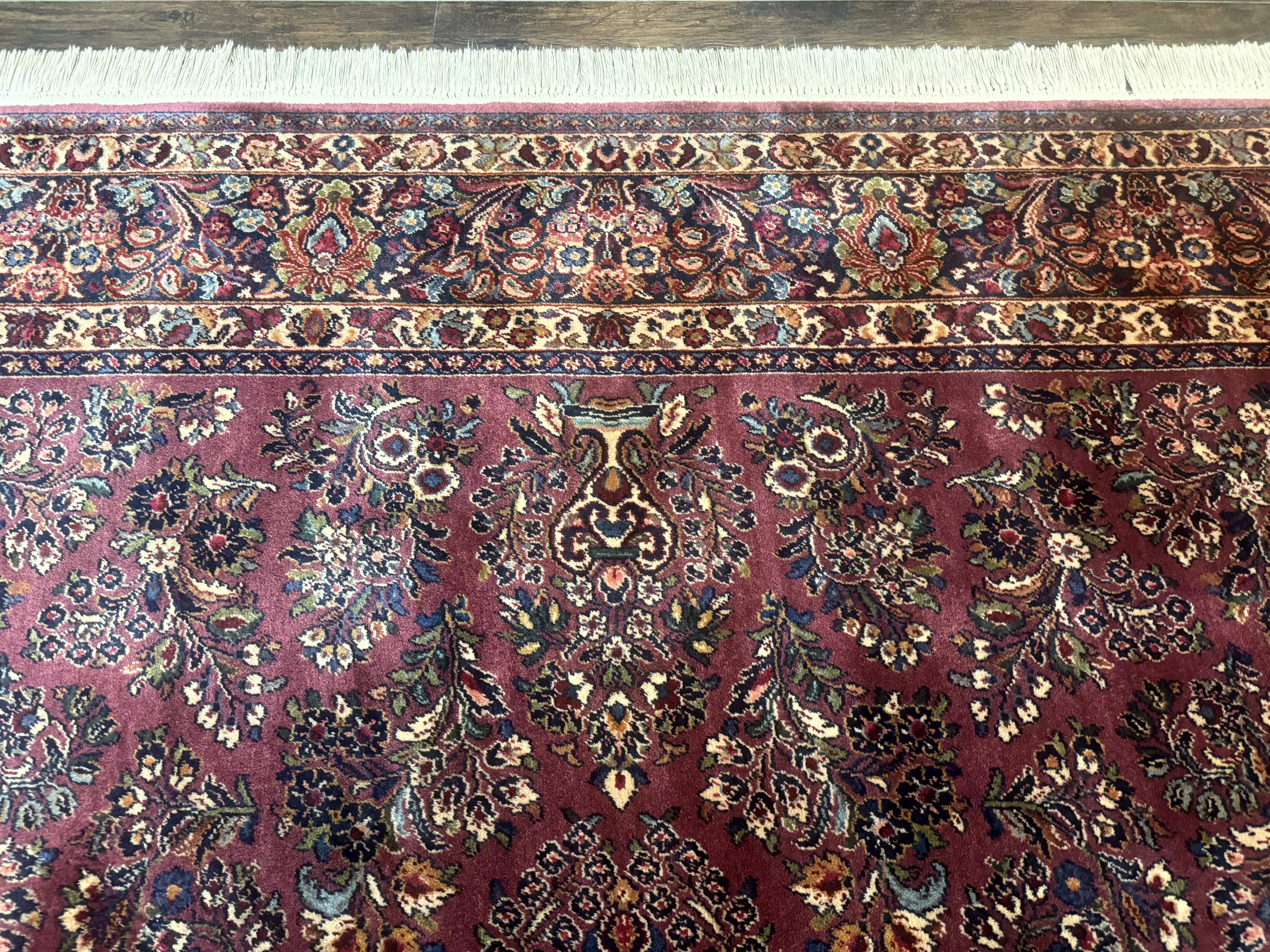 Karastan Rug 8.8 x 12 Sarouk #785, Original 700 Series, Wool Pile Karastan Carpet, Discontinued - Jewel Rugs