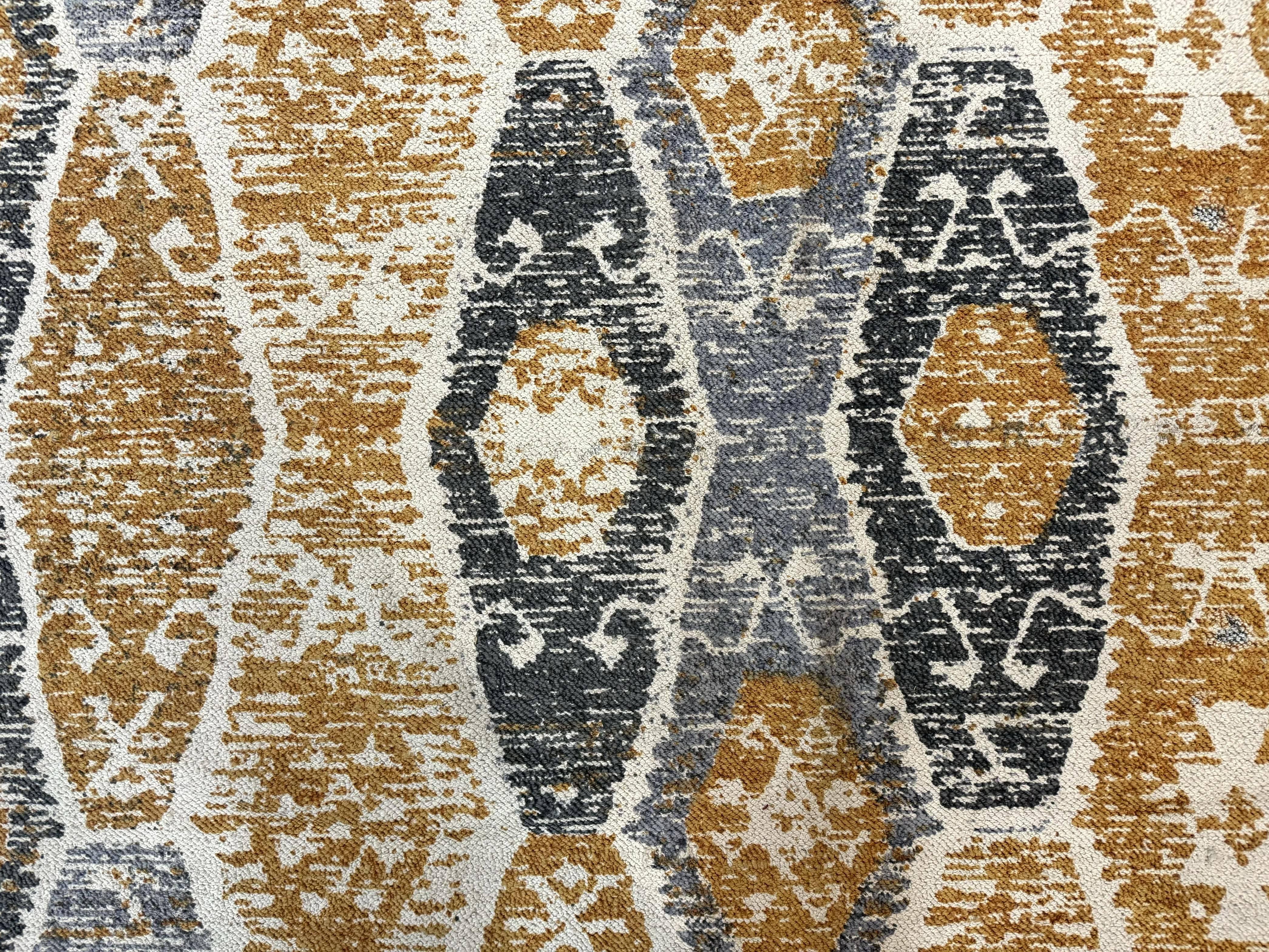 Handmade Contemporary Modern Indian Rug 8x10, Colorful - Jewel Rugs