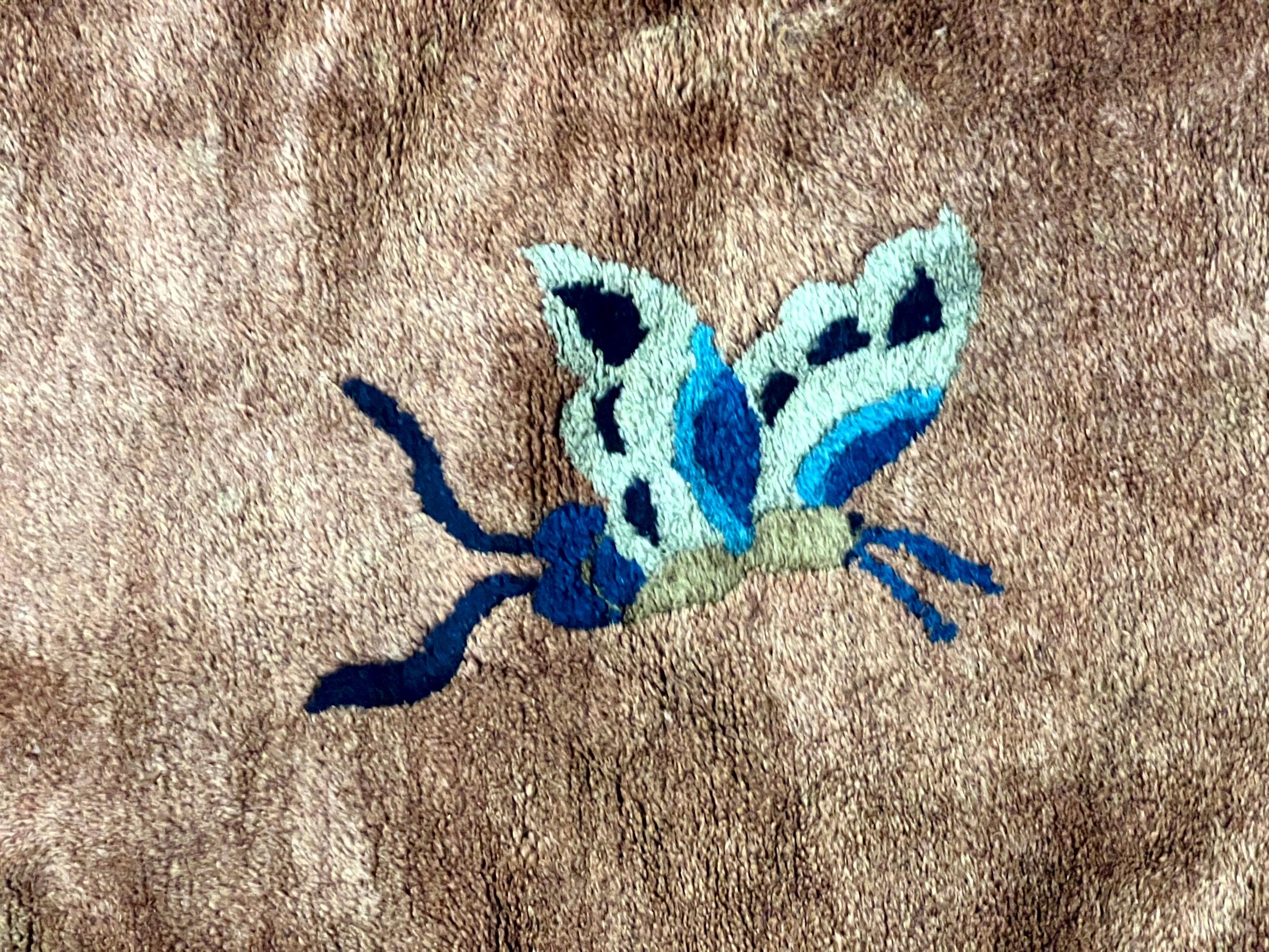 Antique Chinese Wool Rug 9x12, Large Peking Carpet, Handmade, Nichols Rug - Jewel Rugs