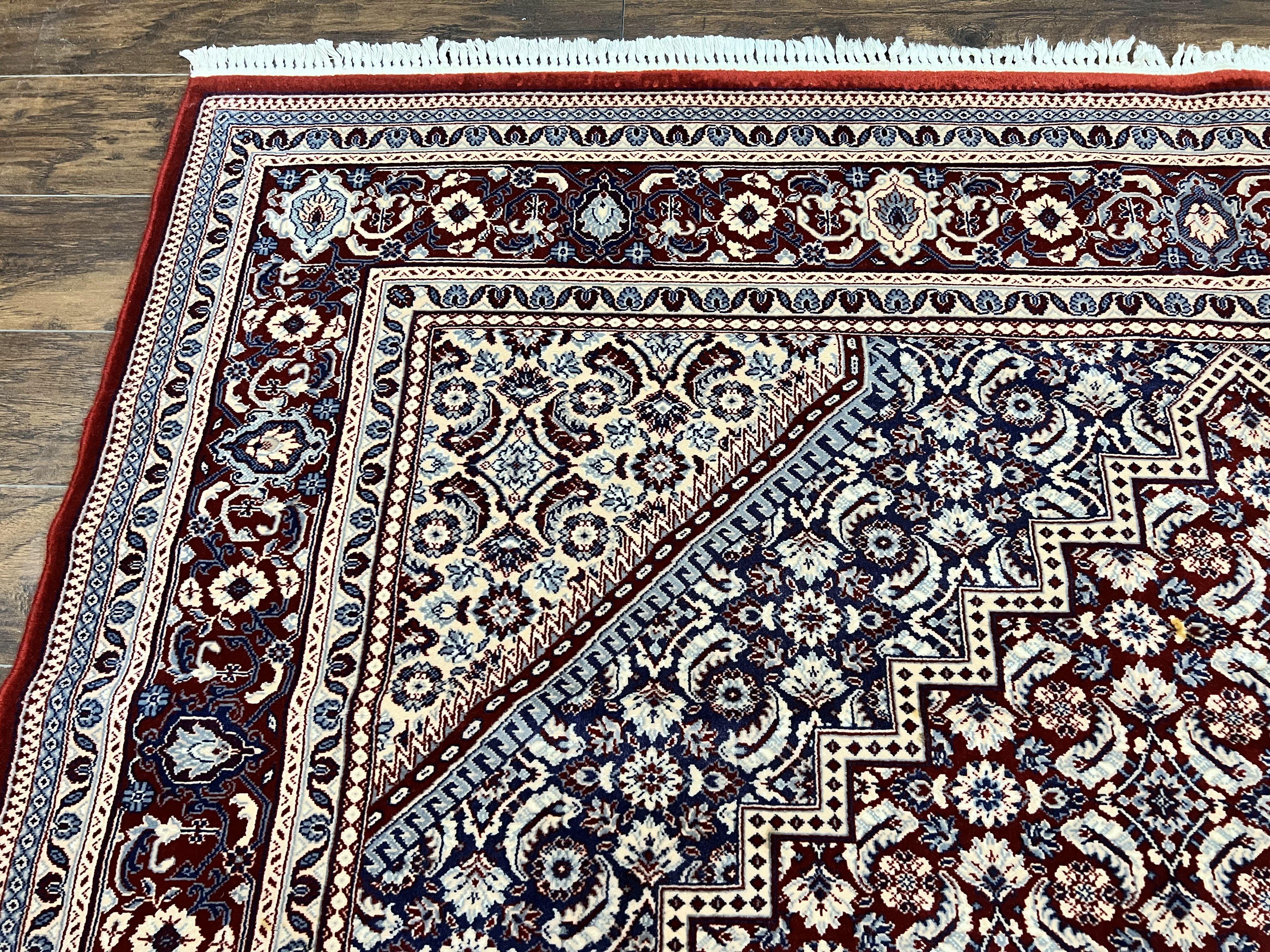 Karastan Rug 8x10, Kara Shah Red Bidjar, Belgium Power Loomed Rug, Wool Pile Karastan Rug, Vintage - Jewel Rugs