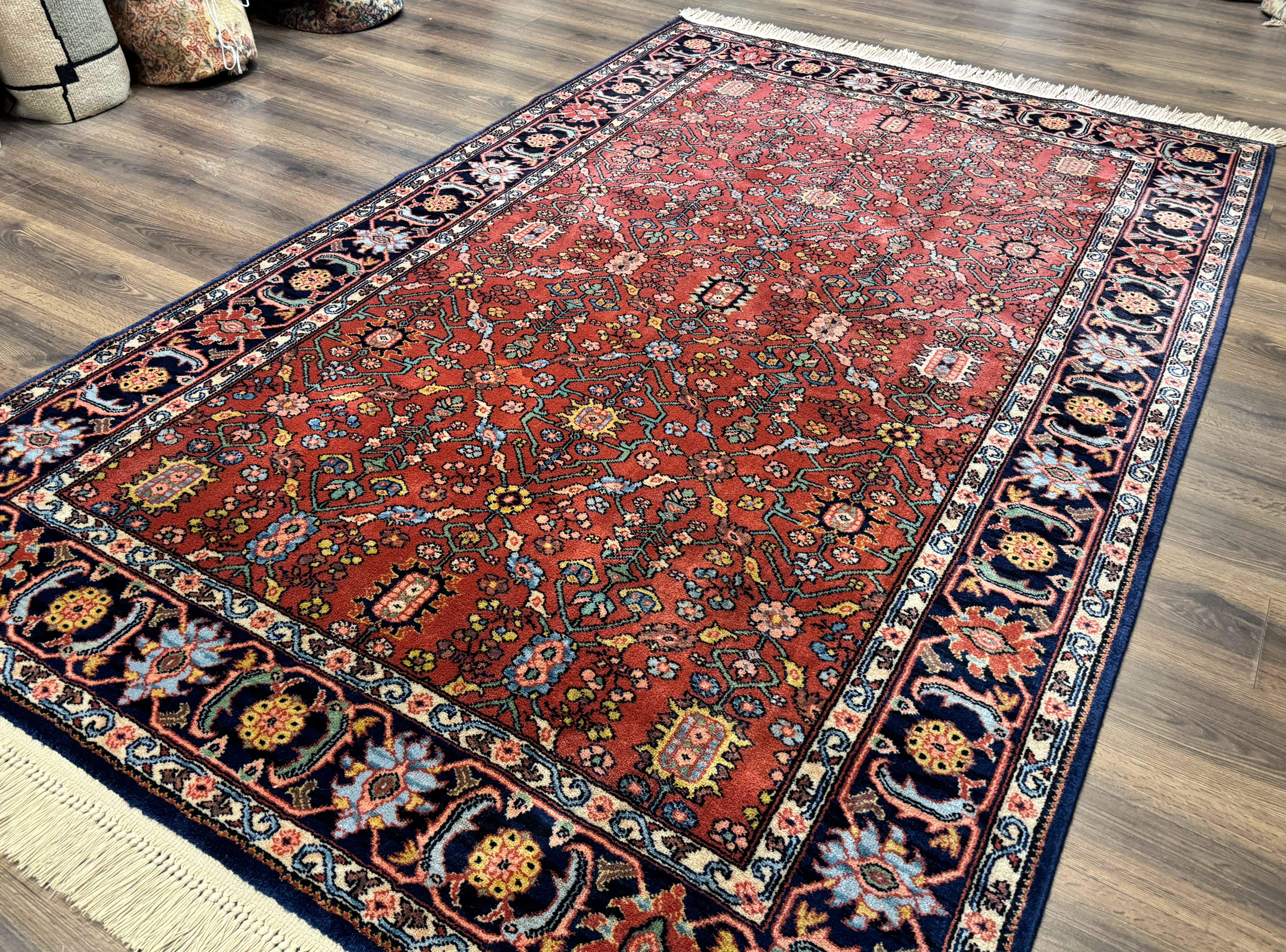 5.9 x 9 Karastan Serapi Rug #729, Wool Original 700 Series, Discontinued - Jewel Rugs