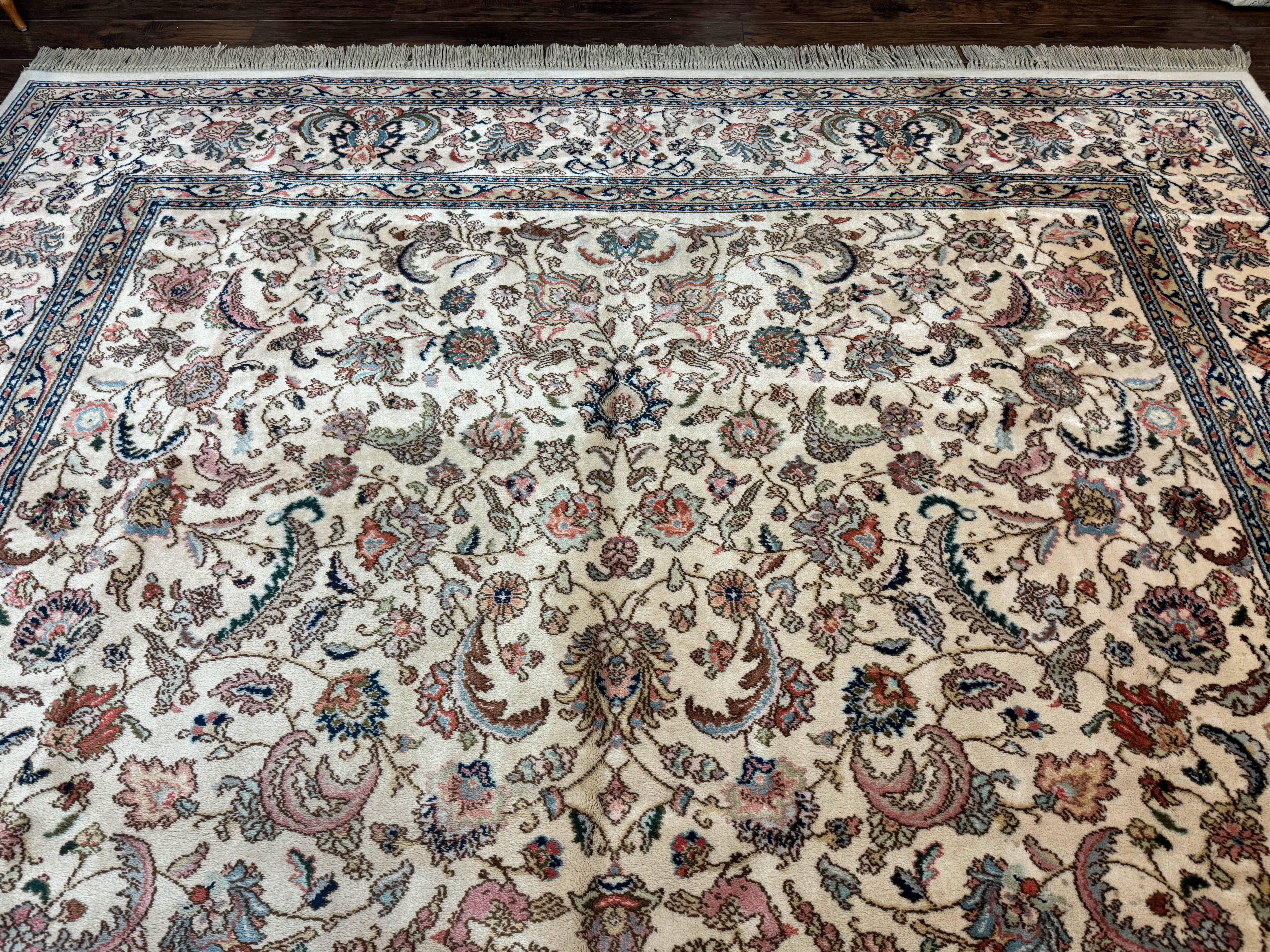 Karastan Rug 10x14 Tabriz Design #738, Original Collection 700 Series, Vintage Karastan Wool Carpet, Large Karastan Area Rug - Jewel Rugs