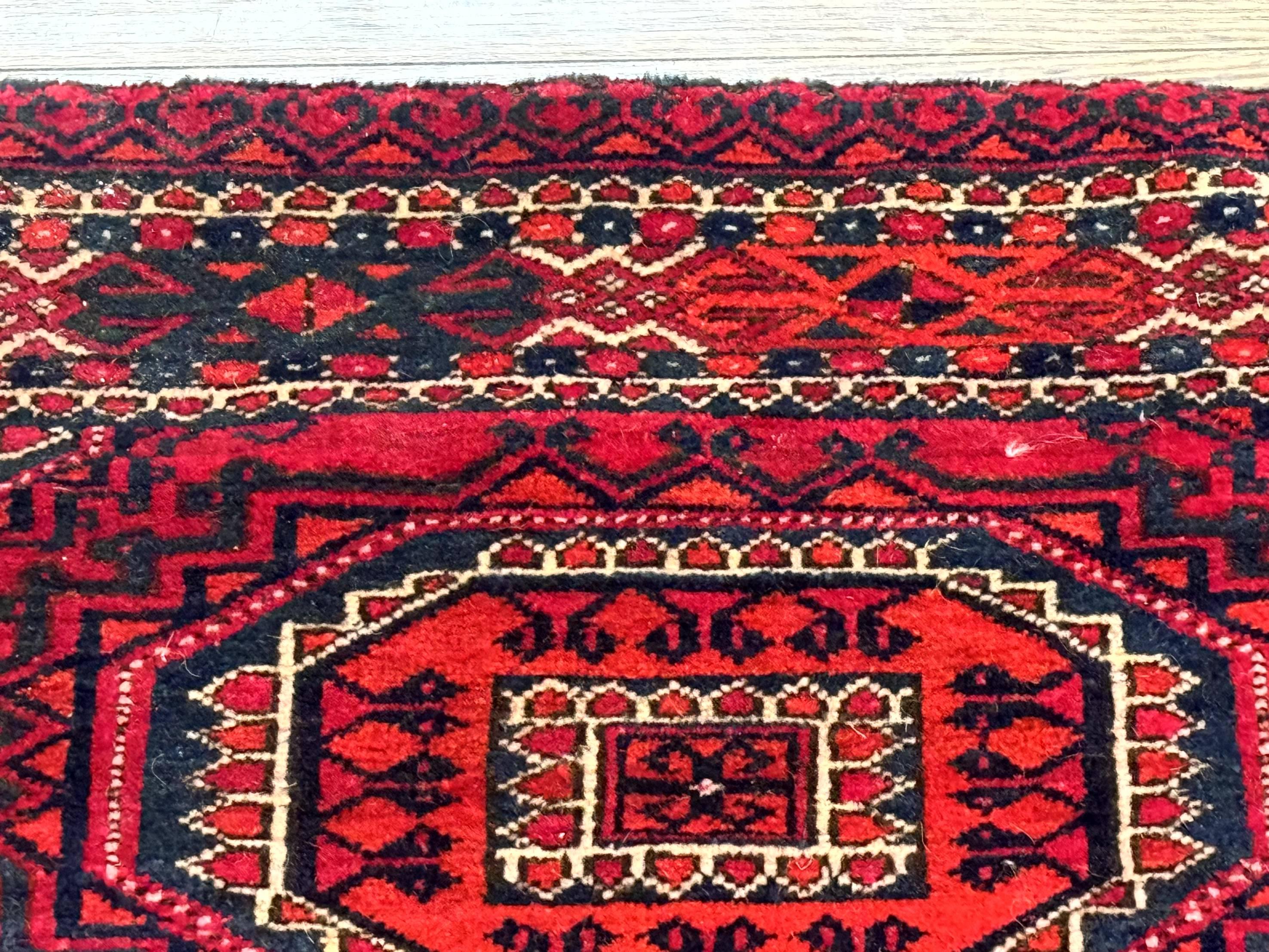 Antique Turkoman Salor Rug, Turkoman Textile, Fine 400 KPSI, Red, Persian Tribal Rug - Jewel Rugs