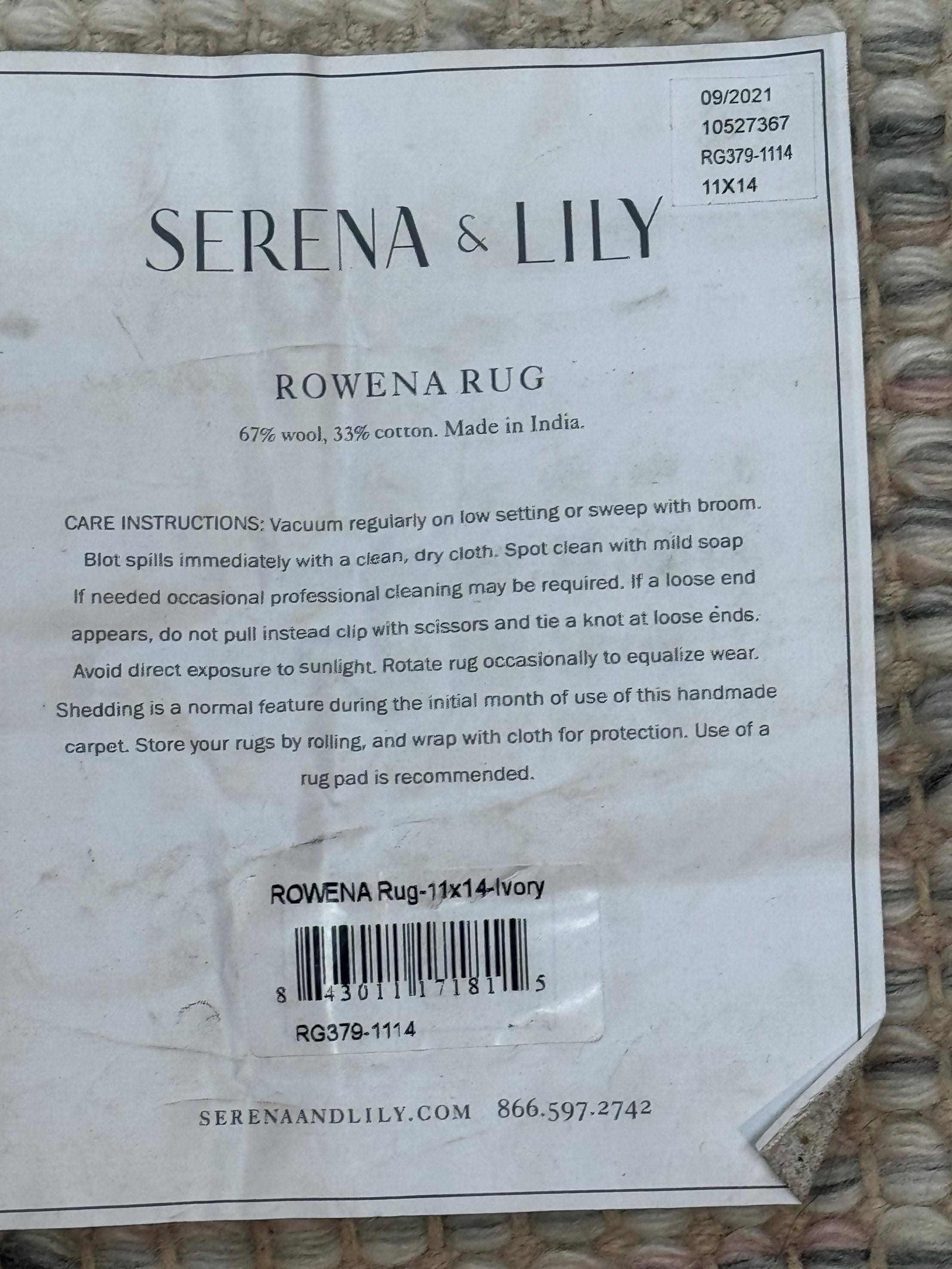 Large Modern Contemporary Indian Shag Rug 11x14, Ivory, Handmade Wool Carpet - Jewel Rugs