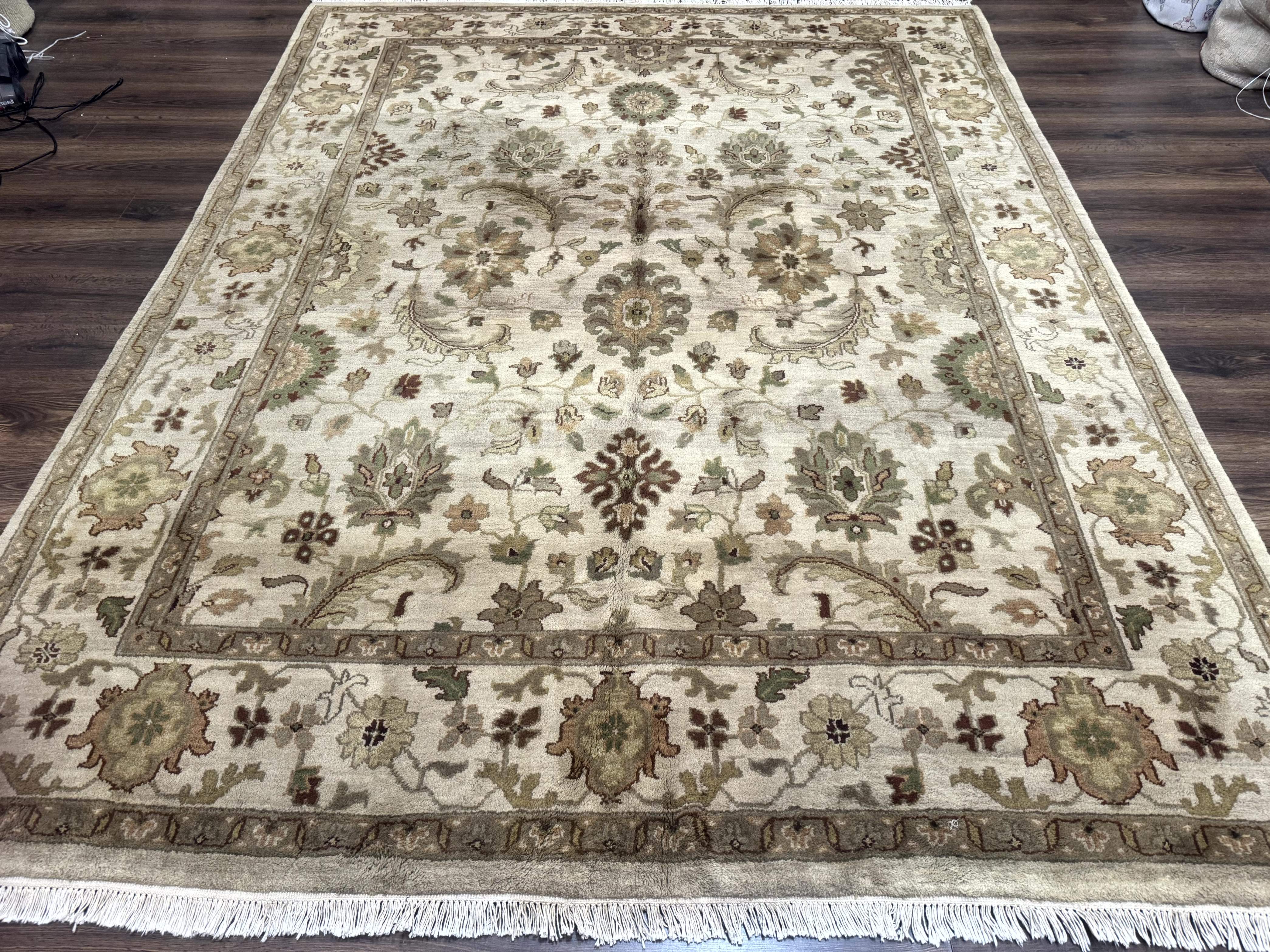 Indo Persian Mahal Rug 8x10 – Hand-Knotted Wool Carpet - Jewel Rugs