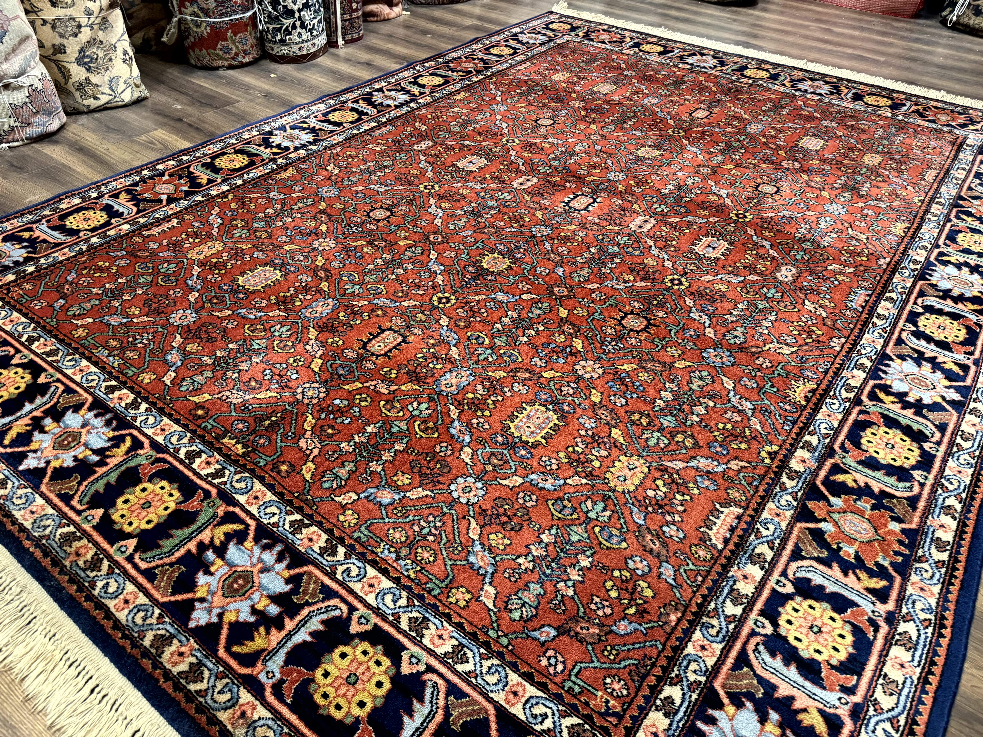 Vintage Karastan Rug, 8.8 x 12 Karastan Serapi Pattern #729, Original Karastan Collection, Wool Karastan Carpet, 700 Series, Discontinued - Jewel Rugs