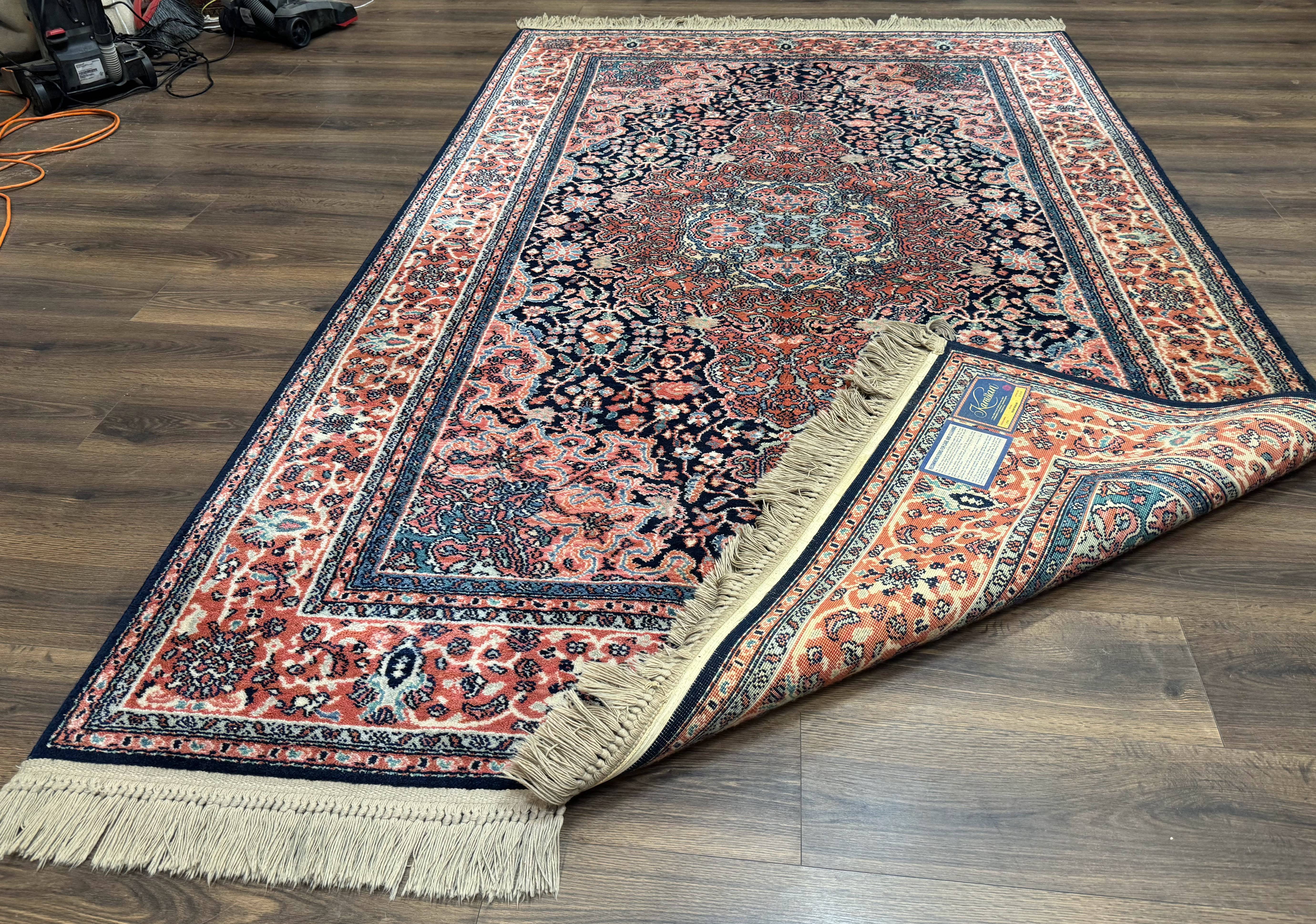 Karastan Rug 5.9 x 9, Ka'shan Medallion #741, Original Collection 700 Series, Discontinued, Wool Pile - Jewel Rugs