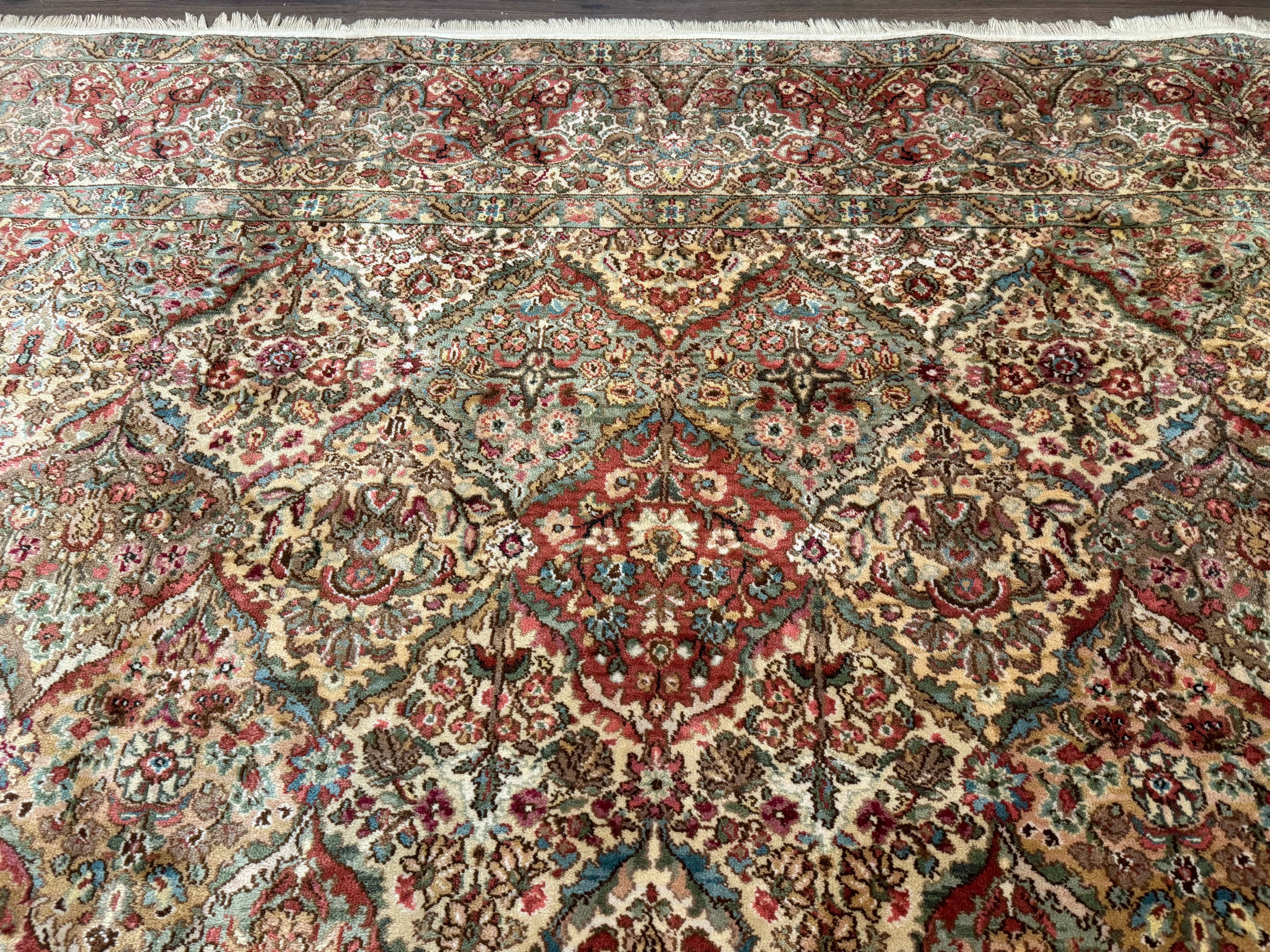 10x14 Karastan Empress Kirman Rug #700/719, Vintage Wool Discontinued Karastan - Jewel Rugs