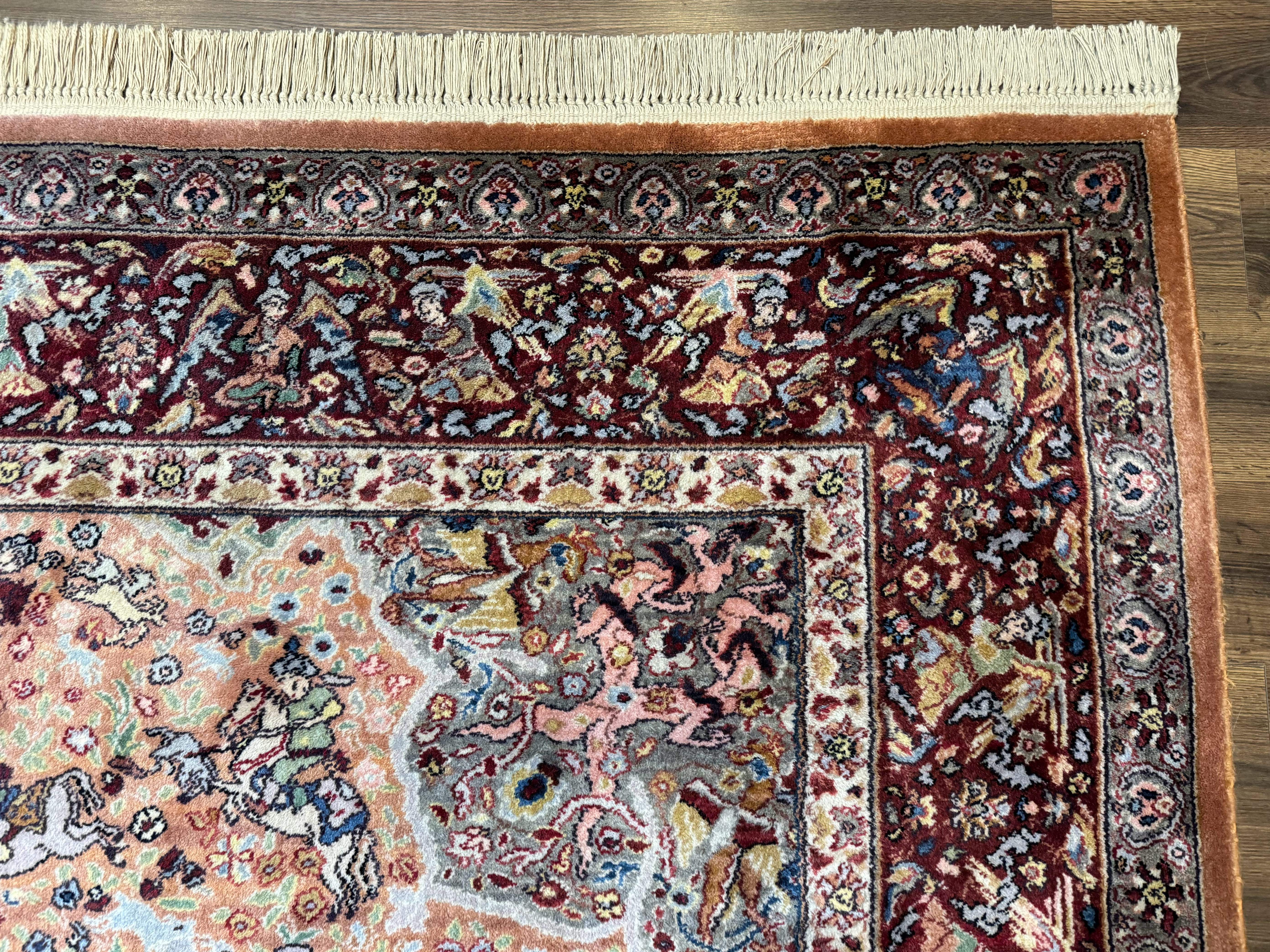 Karastan Rug 10x14 - Persian Hunting Rug #723 - Wool Pile, Vintage - Jewel Rugs