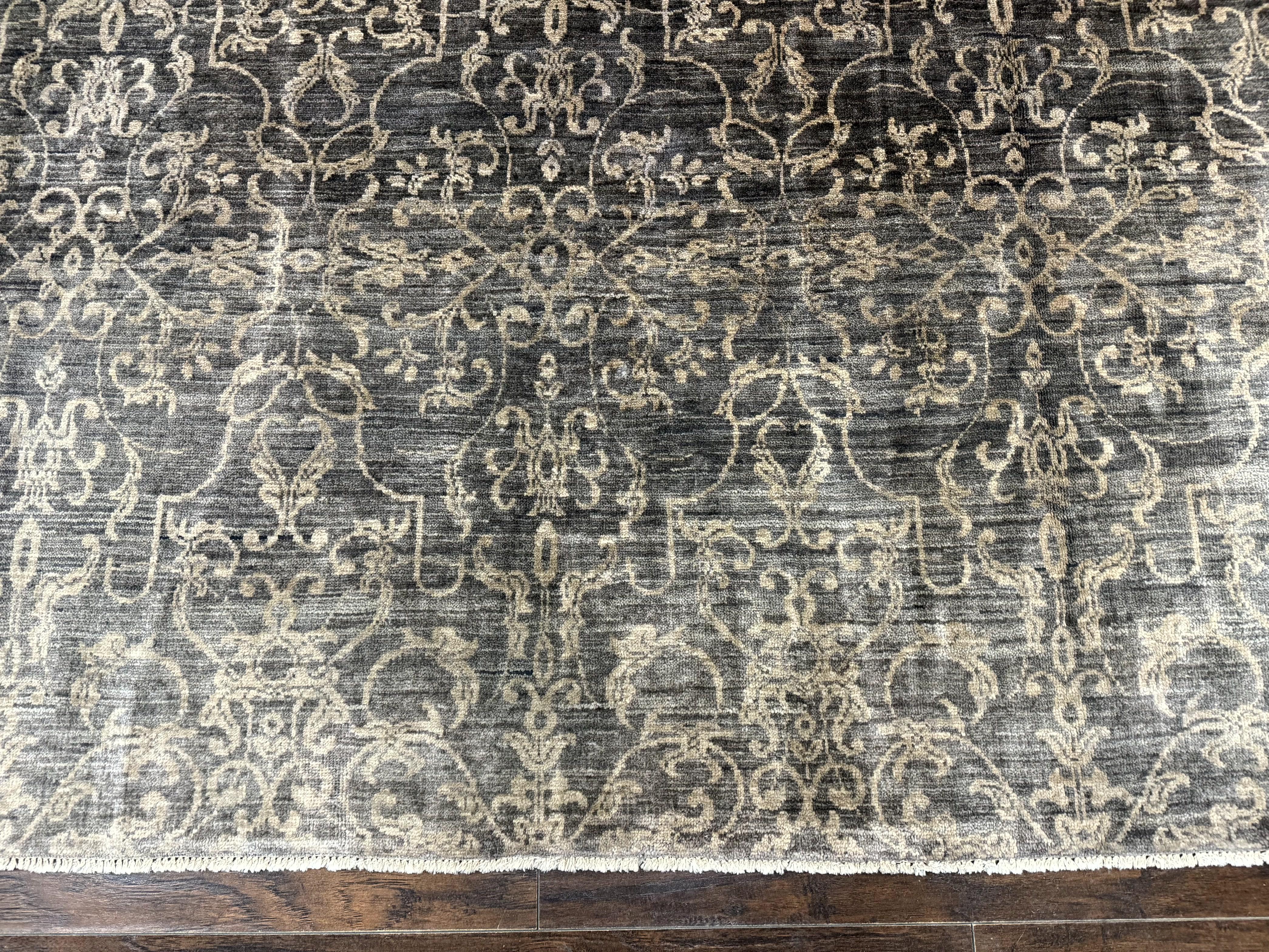 Large Palace Sized Indian Rug 11x18, Handmade Area Rug, Modern Contemporary - Jewel Rugs