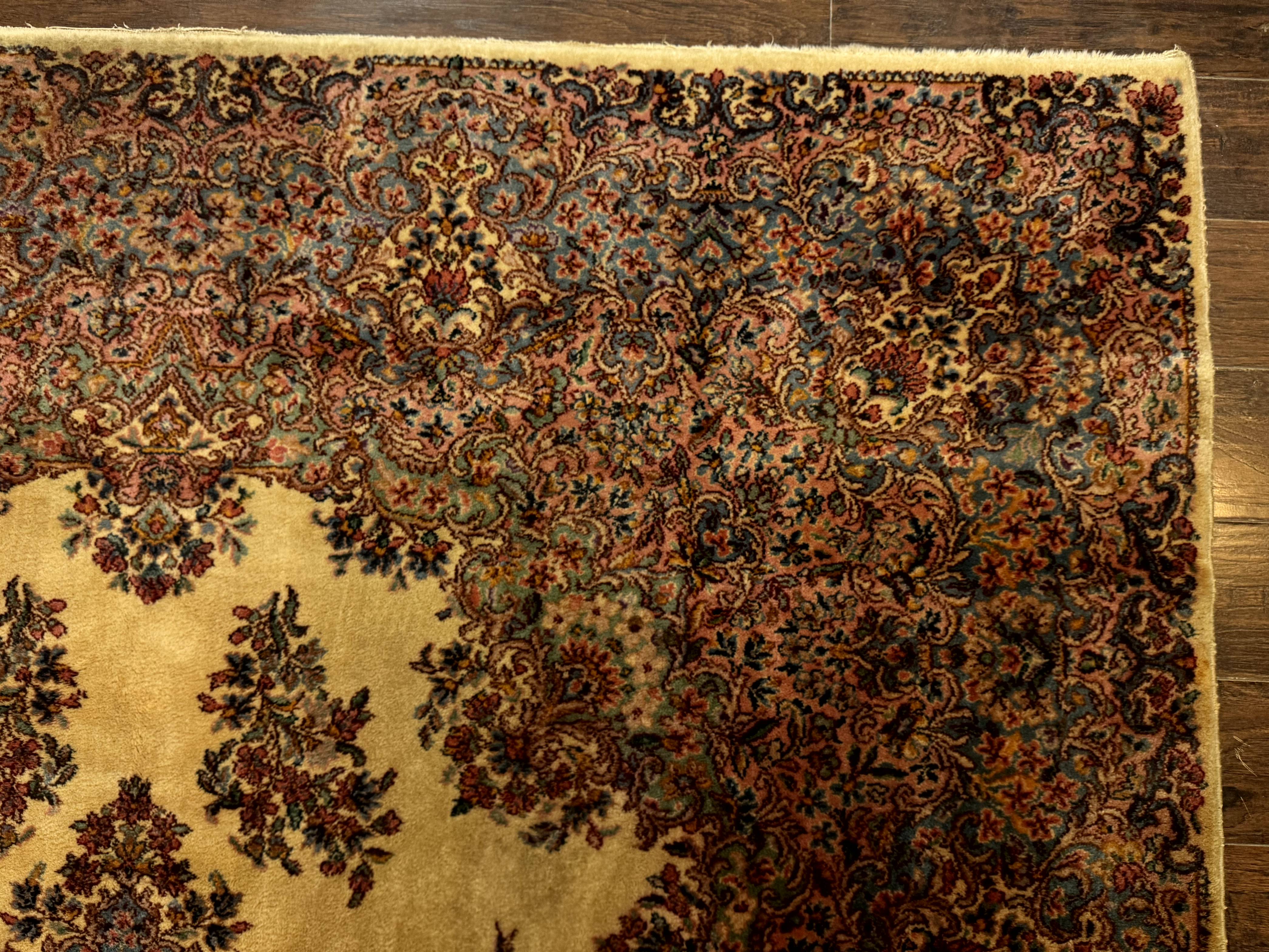 Karastan Kirman Rug #781, Antique Karastan Oriental Carpet 8.8 x 12, Wool Area Rug, Original Collection 700 Series, Rare Discontinued - Jewel Rugs