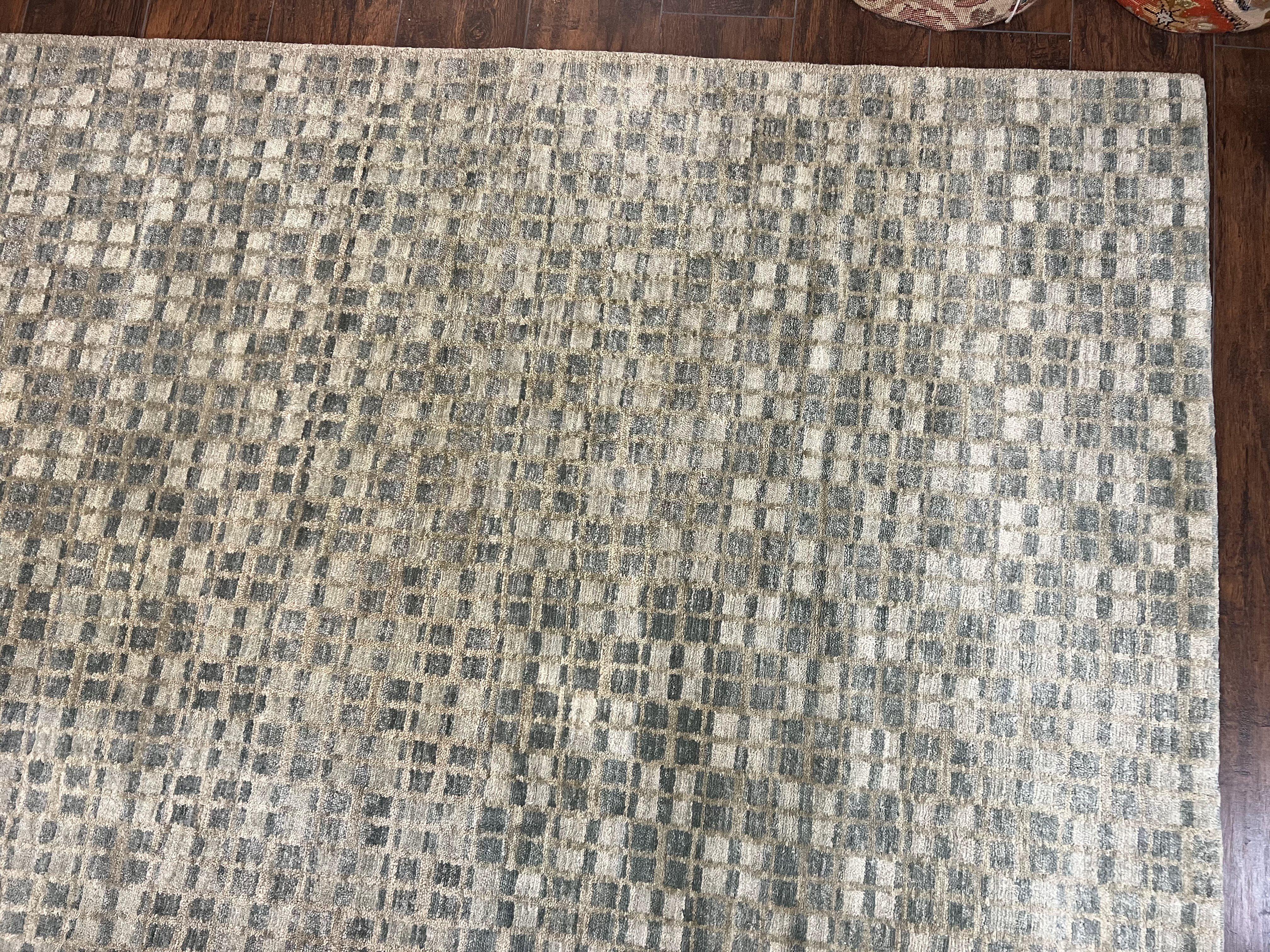 Extra Large Nepali Rug 12x18, Handmade Wool Modern Tibetan Oversized Carpet, Michaelian & Kolhberg - Jewel Rugs