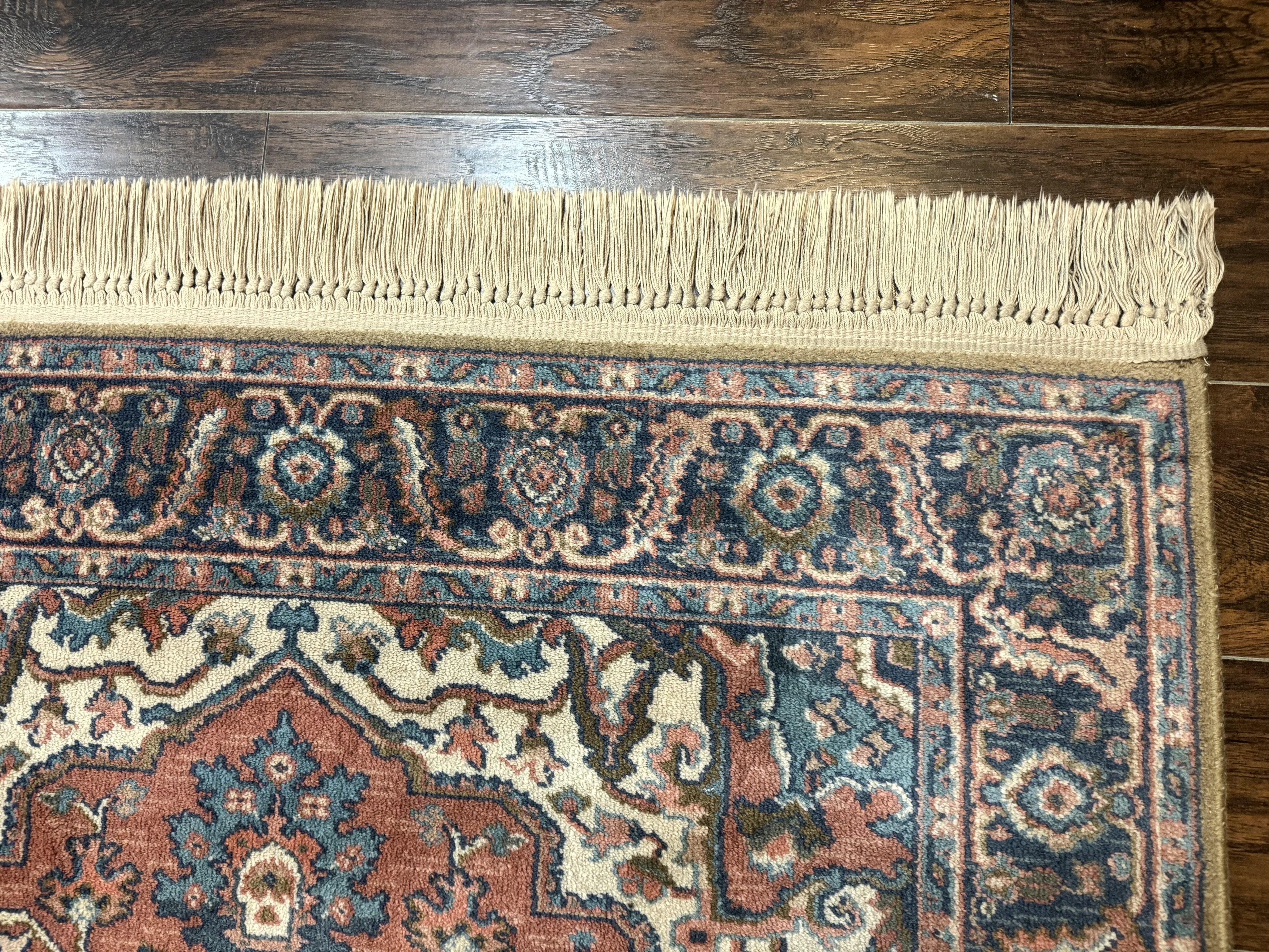 Karastan Rug 4x6, Vintage Karastan #744 Antique Serapi Pattern, Wool Pile, Original 700 Series Karastan Carpet - Jewel Rugs