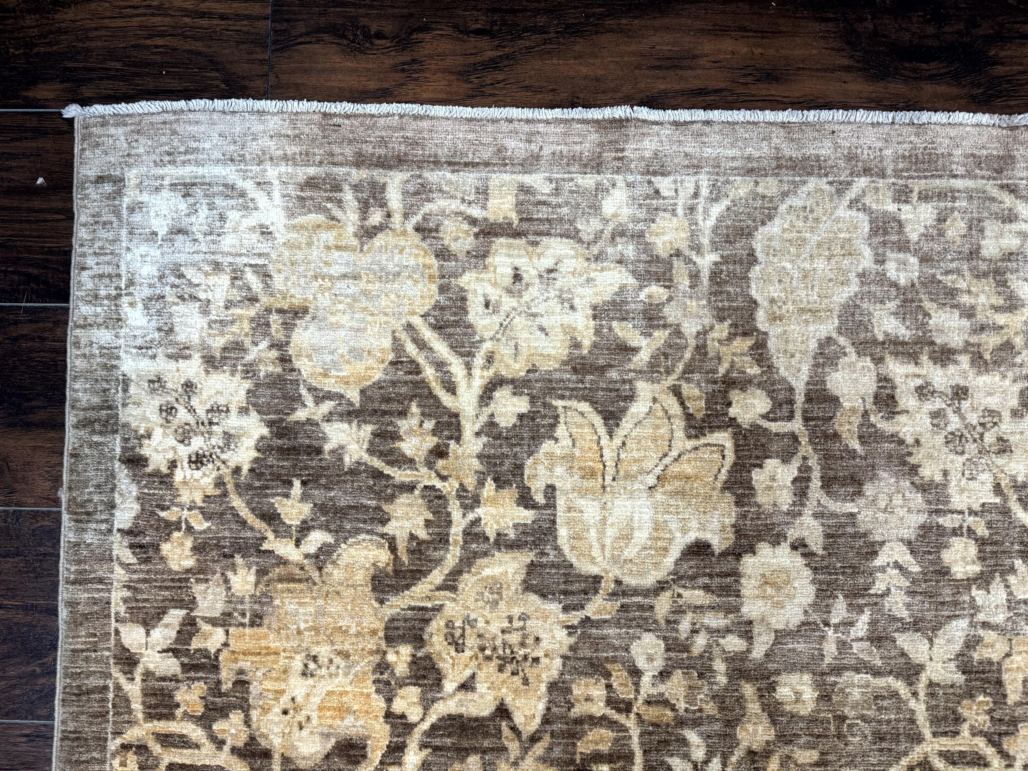 Modern Floral Rug 10x14, Large Wool Area Rug, Handmade Carpet - Jewel Rugs