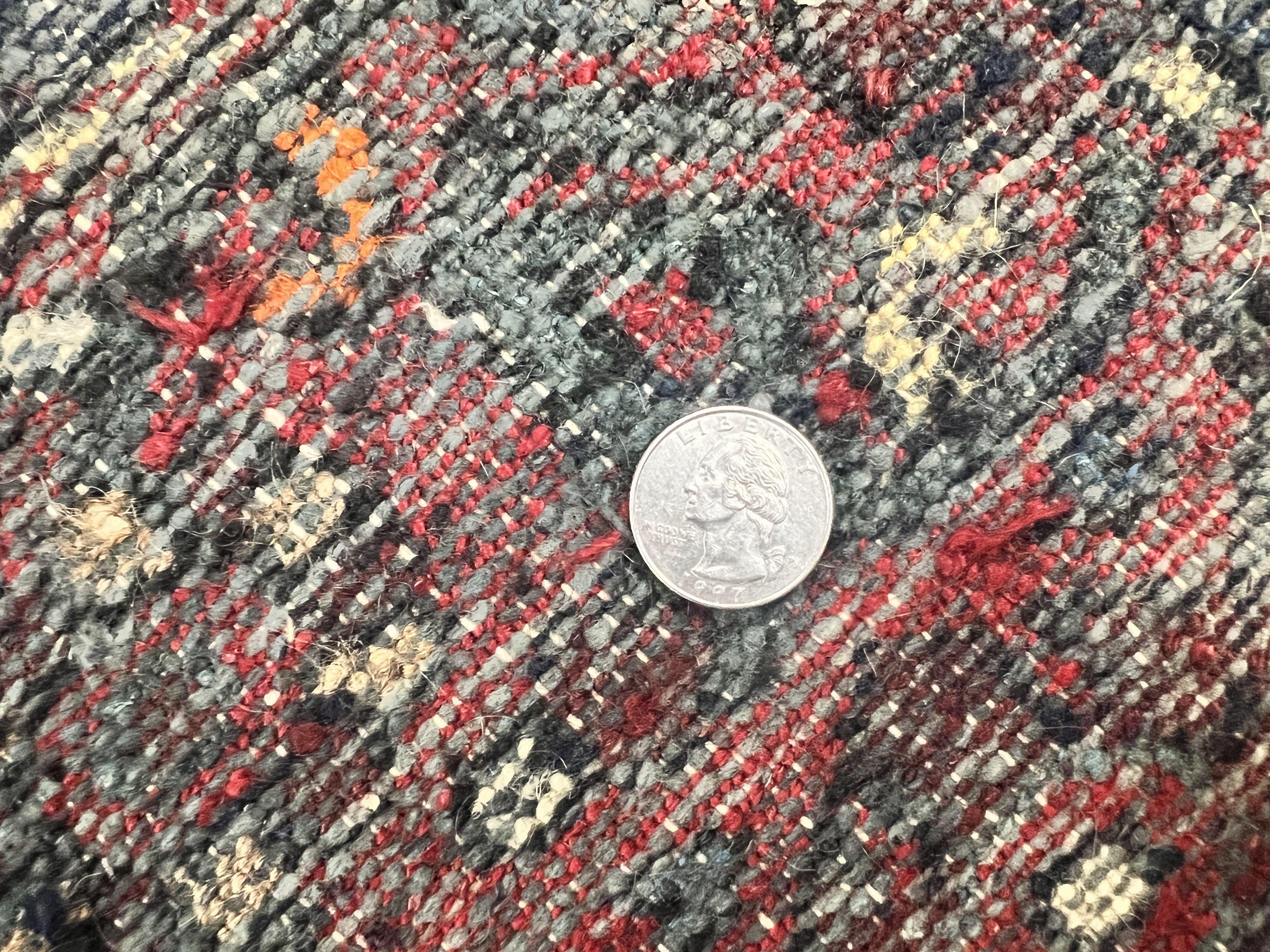 Antique Persian Tribal Rug 4x7, Wool Handmade 1920s Carpet, Red Blue, Persian Hamadan Rug - Jewel Rugs