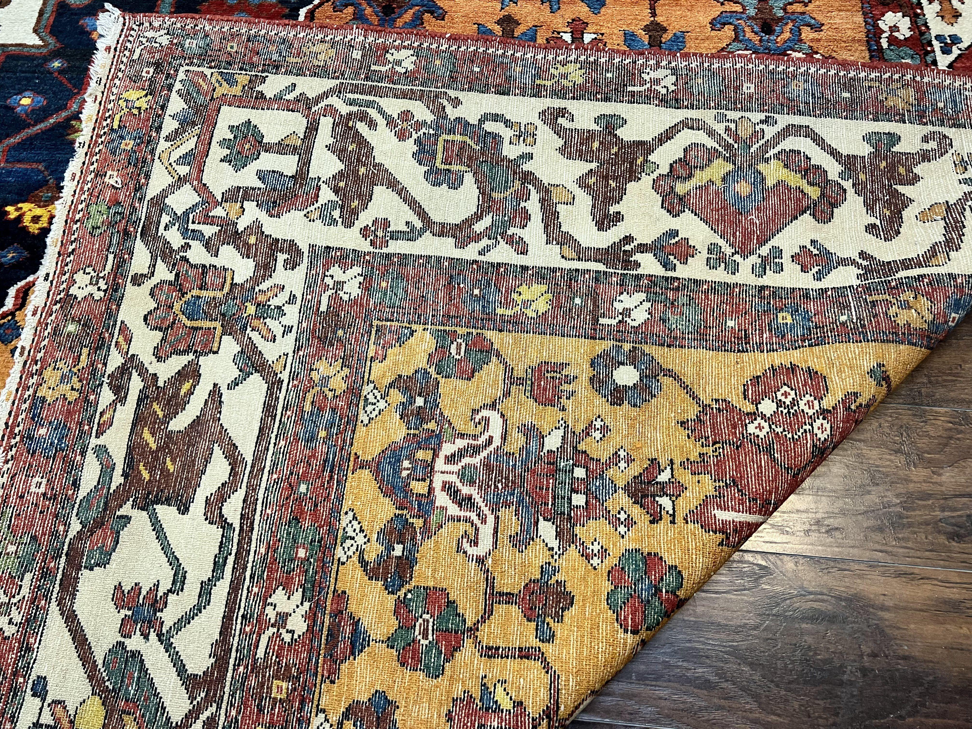 Antique Persian Bakhtiari Rug 14x19 – Rare Palace Size Carpet - Jewel Rugs