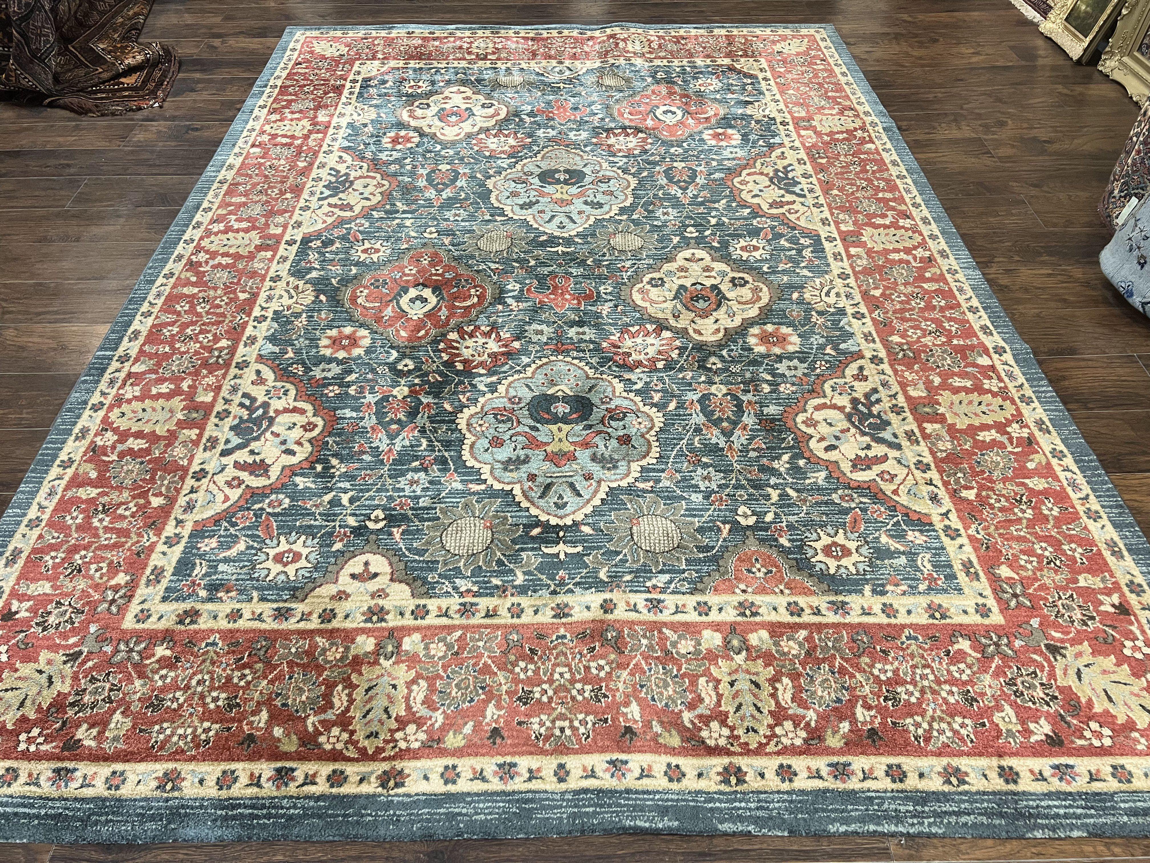 Safavieh Rug 8x11, Mahal Persian Carpet, Navy Red - Jewel Rugs