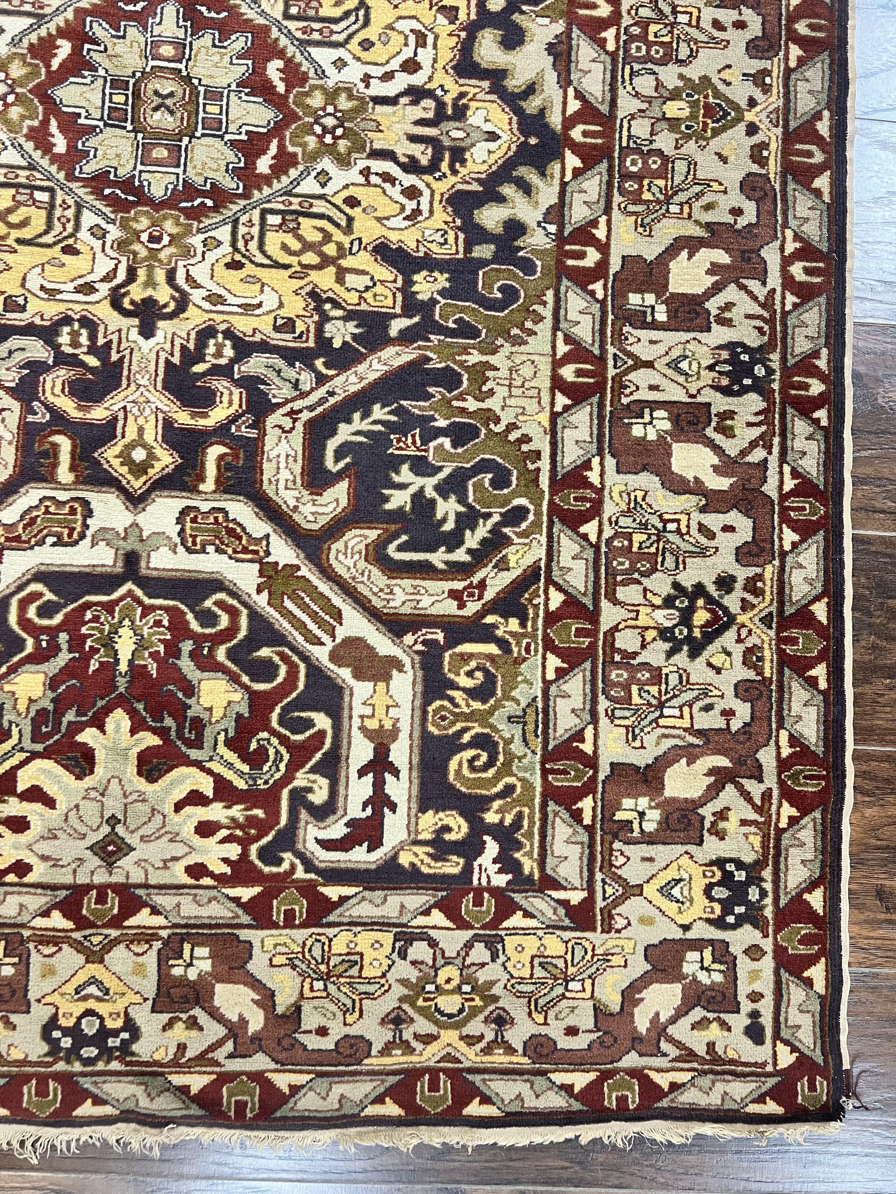 Antique Caucasian Rug, Kuba Seychour Rug, Handmade Wool Oriental Carpet, Azerbaijan Rug - Jewel Rugs