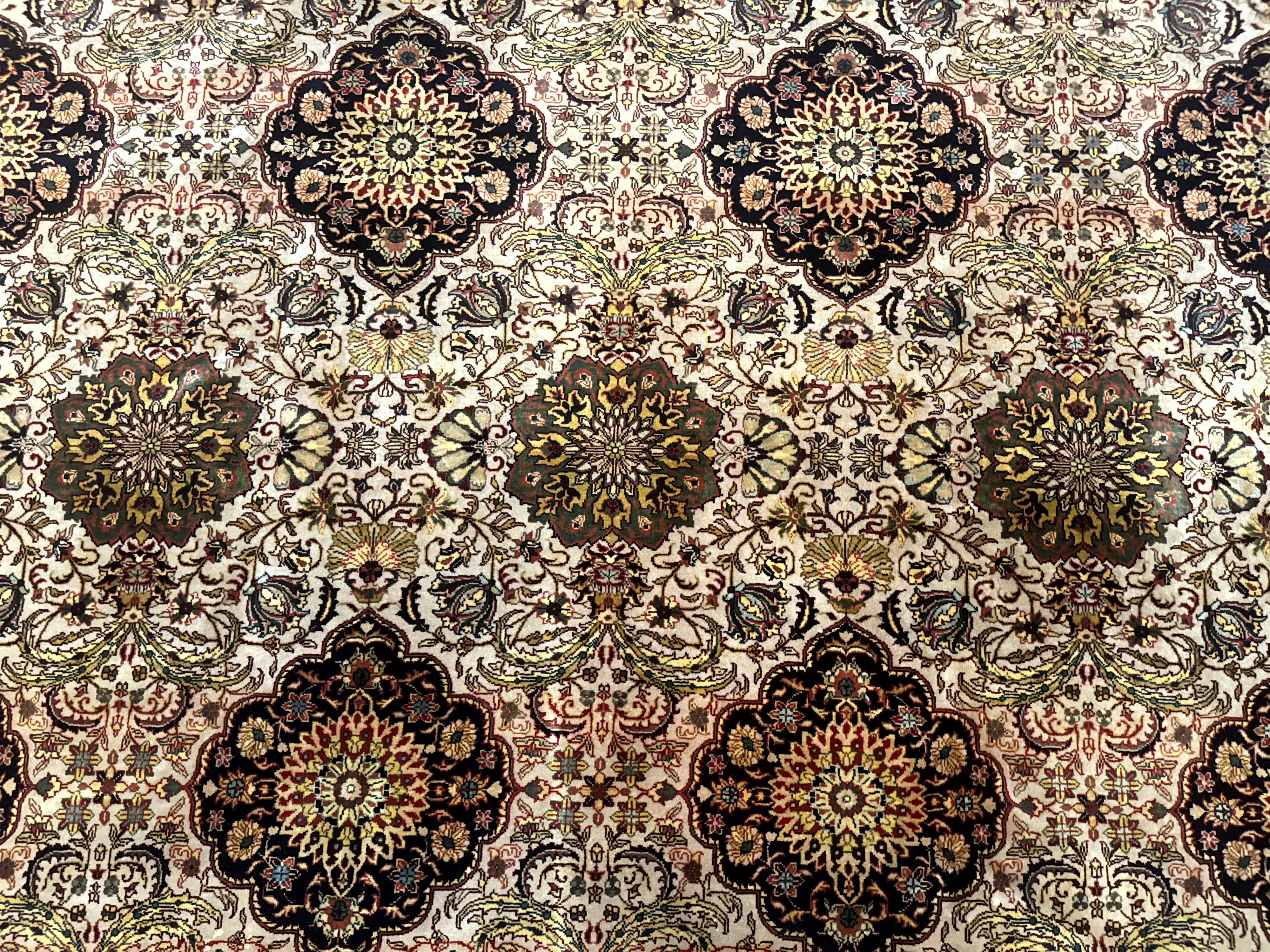 Indian Agra Rug 9x12, Fine Oriental Carpet - Jewel Rugs