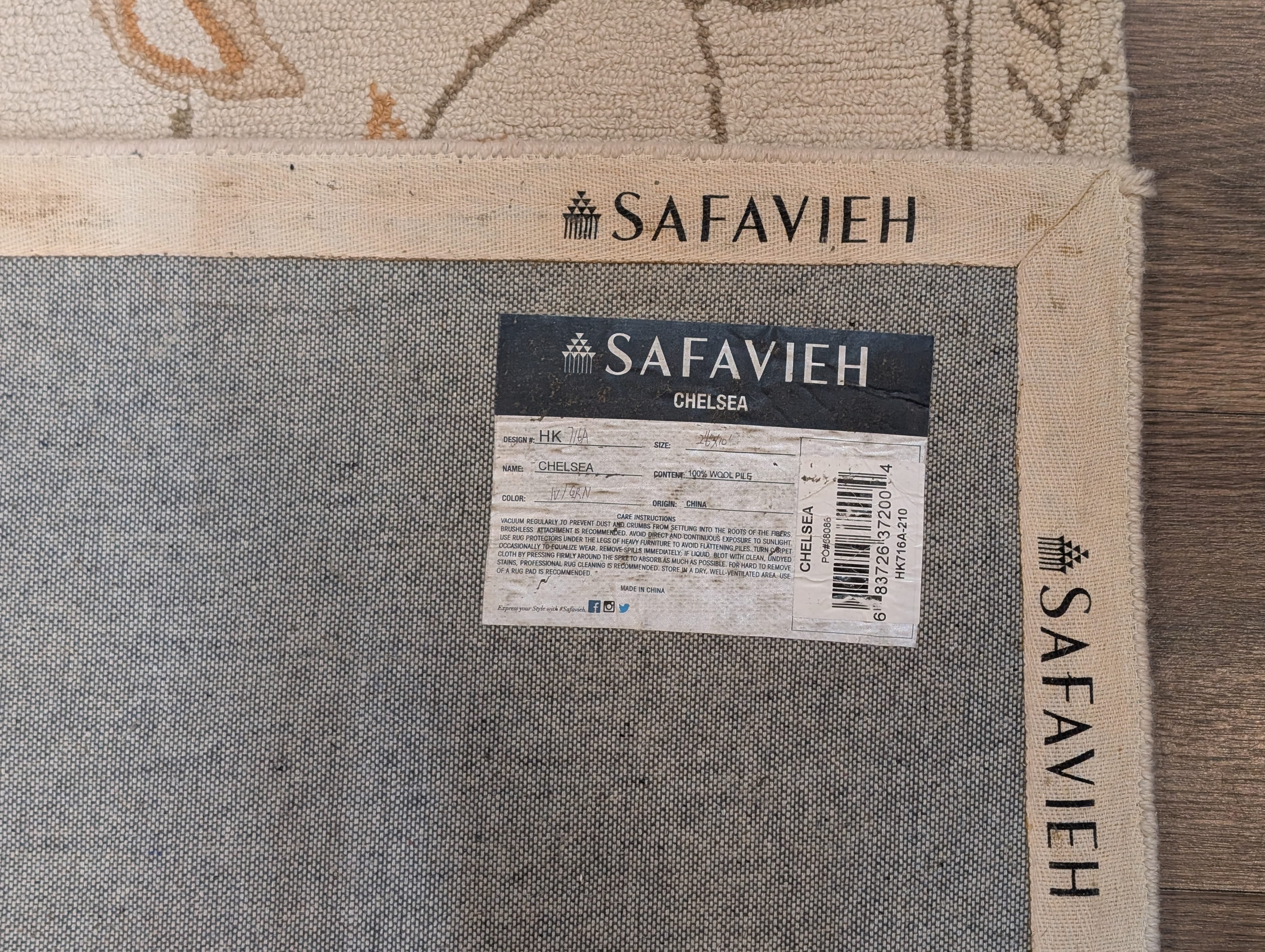 Safavieh Runner Rug 3 x 10 ft, Floral, Contemporary - Jewel Rugs