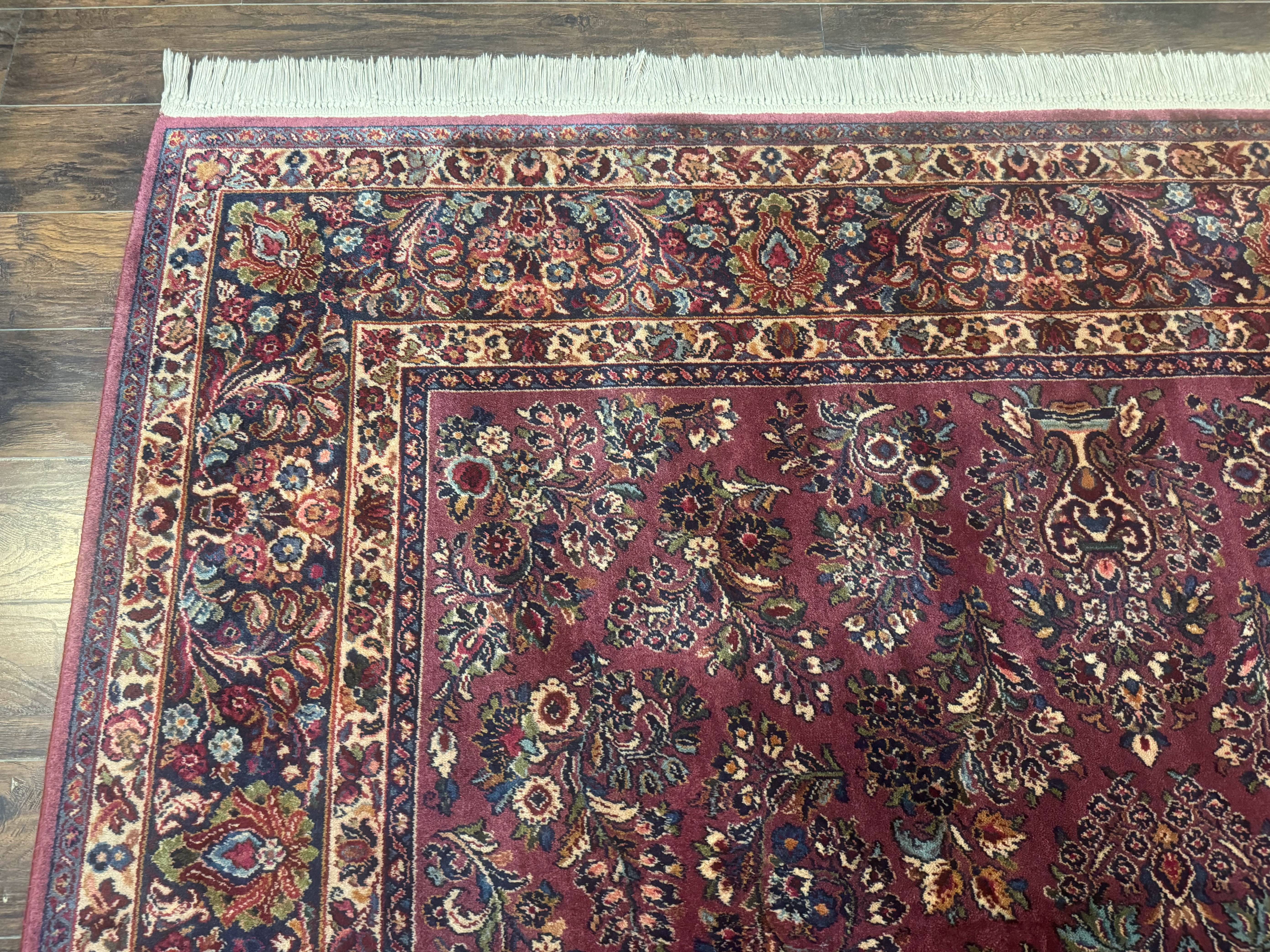 Karastan Rug 8.8 x 12 Sarouk #785, Original 700 Series, Wool Pile Karastan Carpet, Discontinued - Jewel Rugs