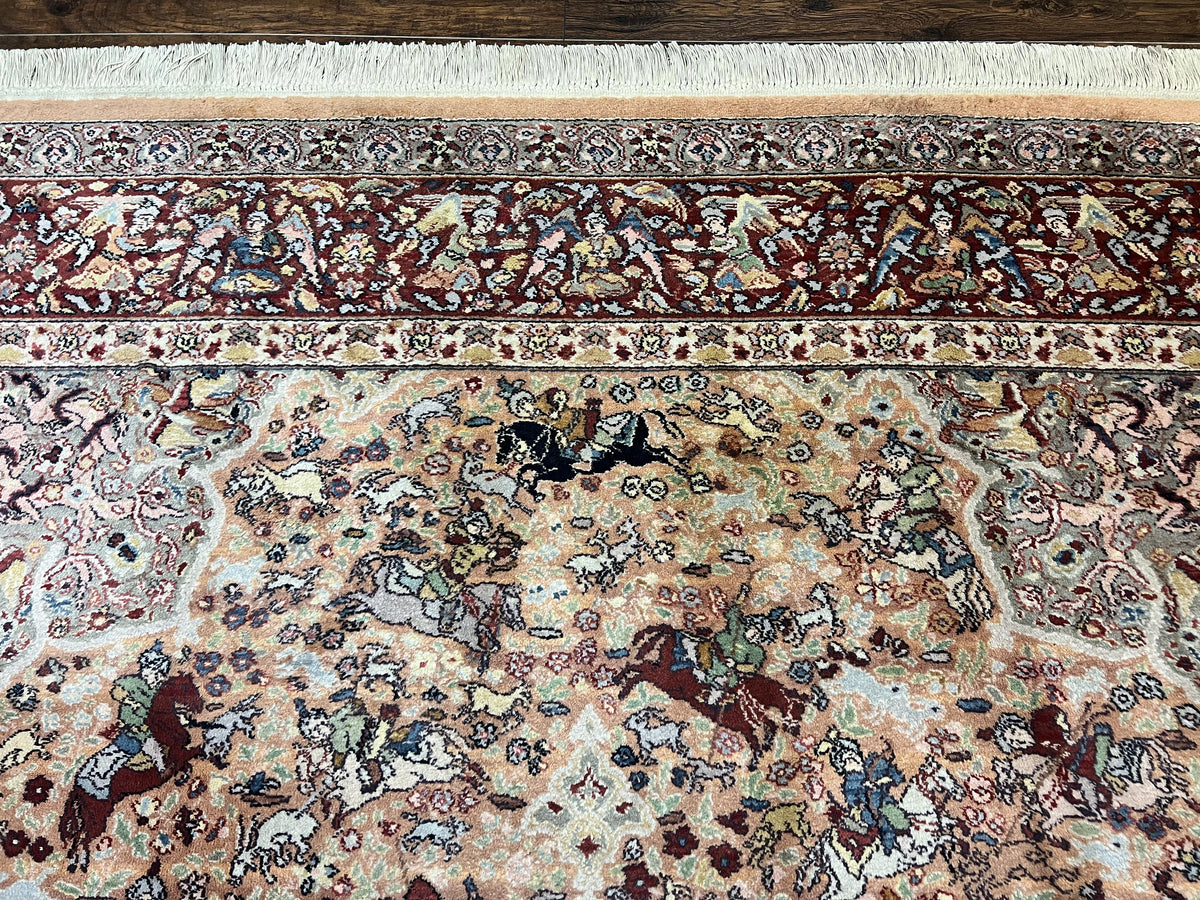 Karastan Rug 8.8 x 12 Persian Hunting Rug 723, Wool Pile Karastan Are