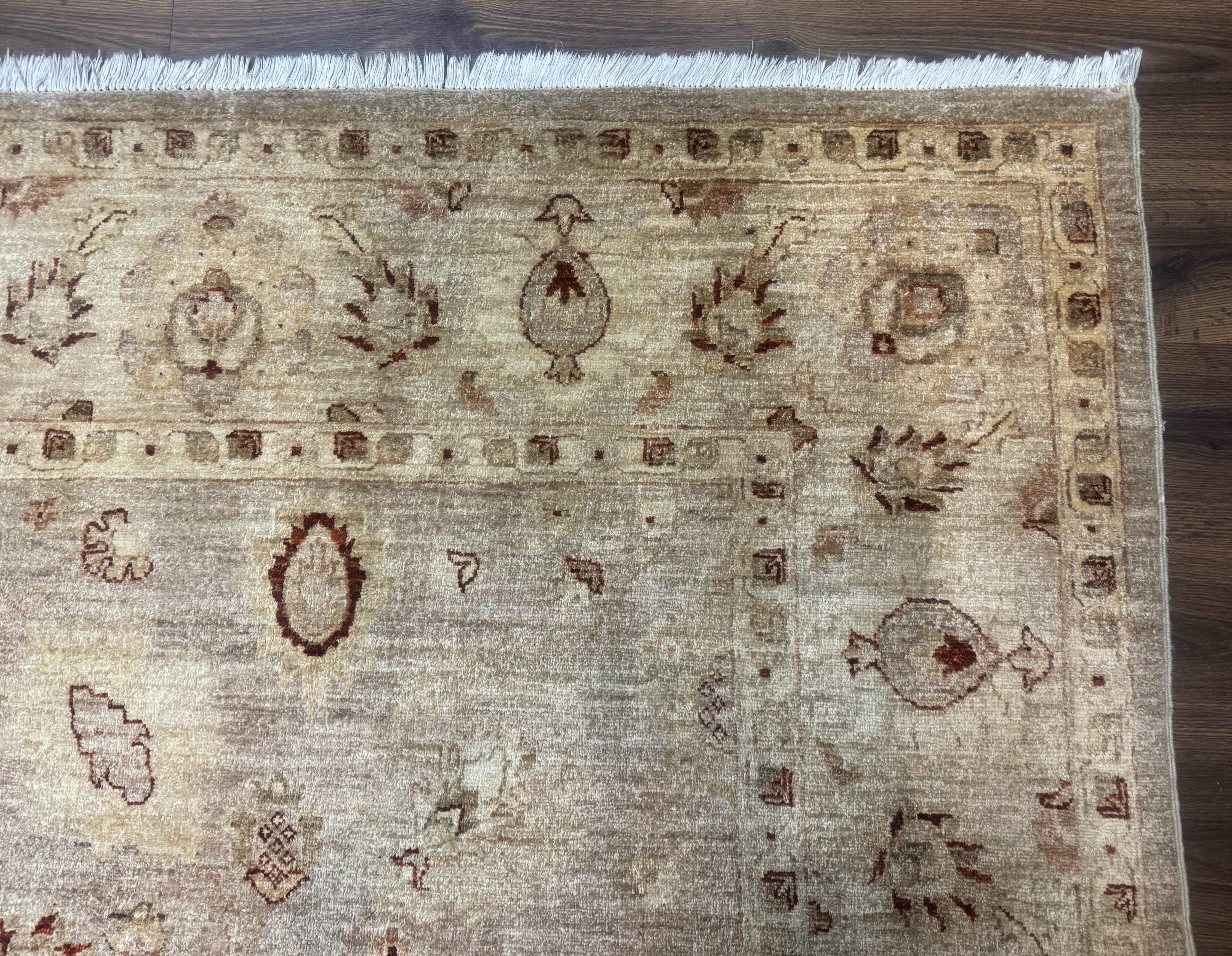 Pakistani Peshawar Rug 8x11, Indo Persian Mahal Carpet, Traditional Wool Oriental Rug - Jewel Rugs