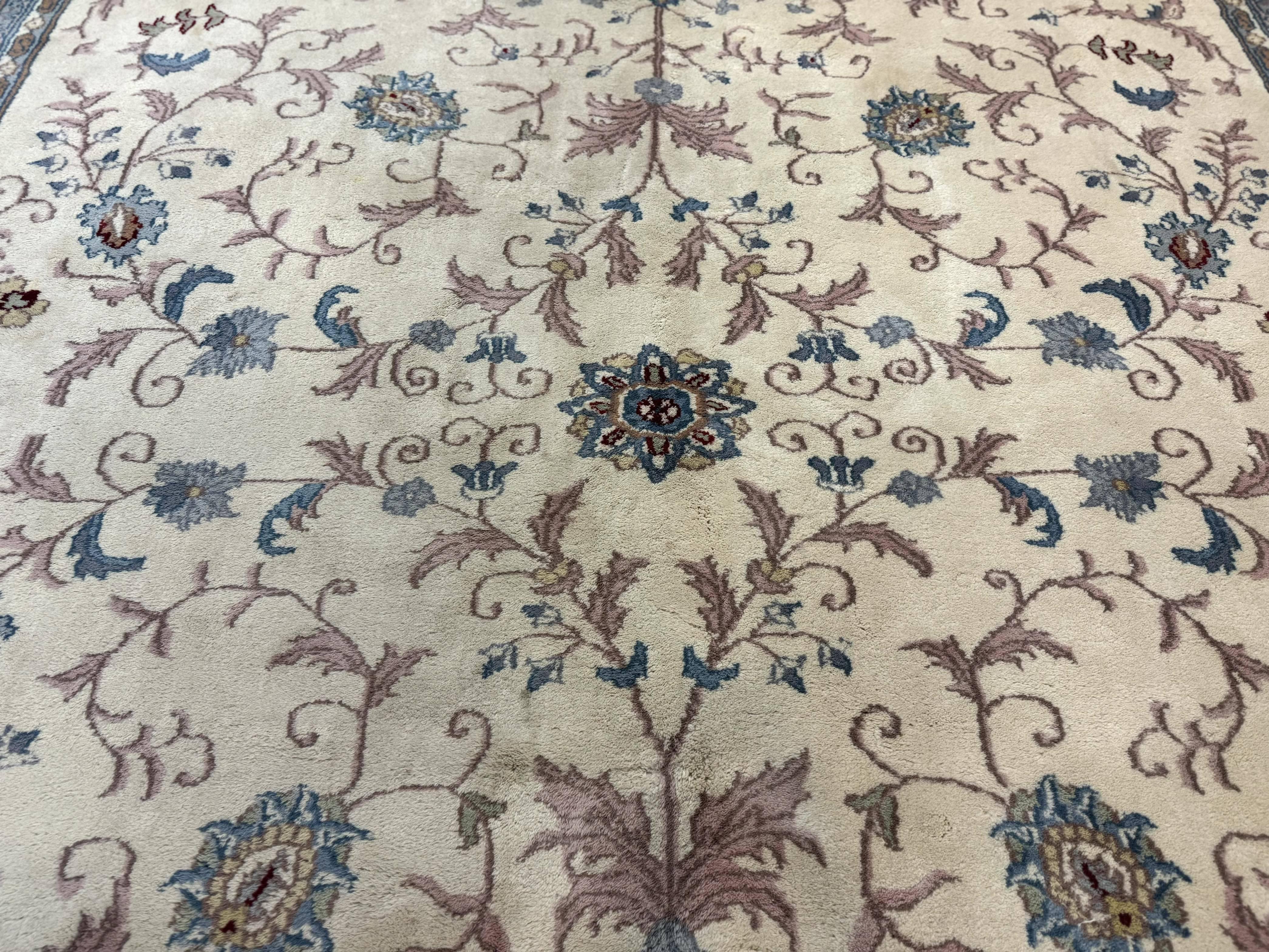 Ivory Indo Persian Rug 9x12 - Jewel Rugs