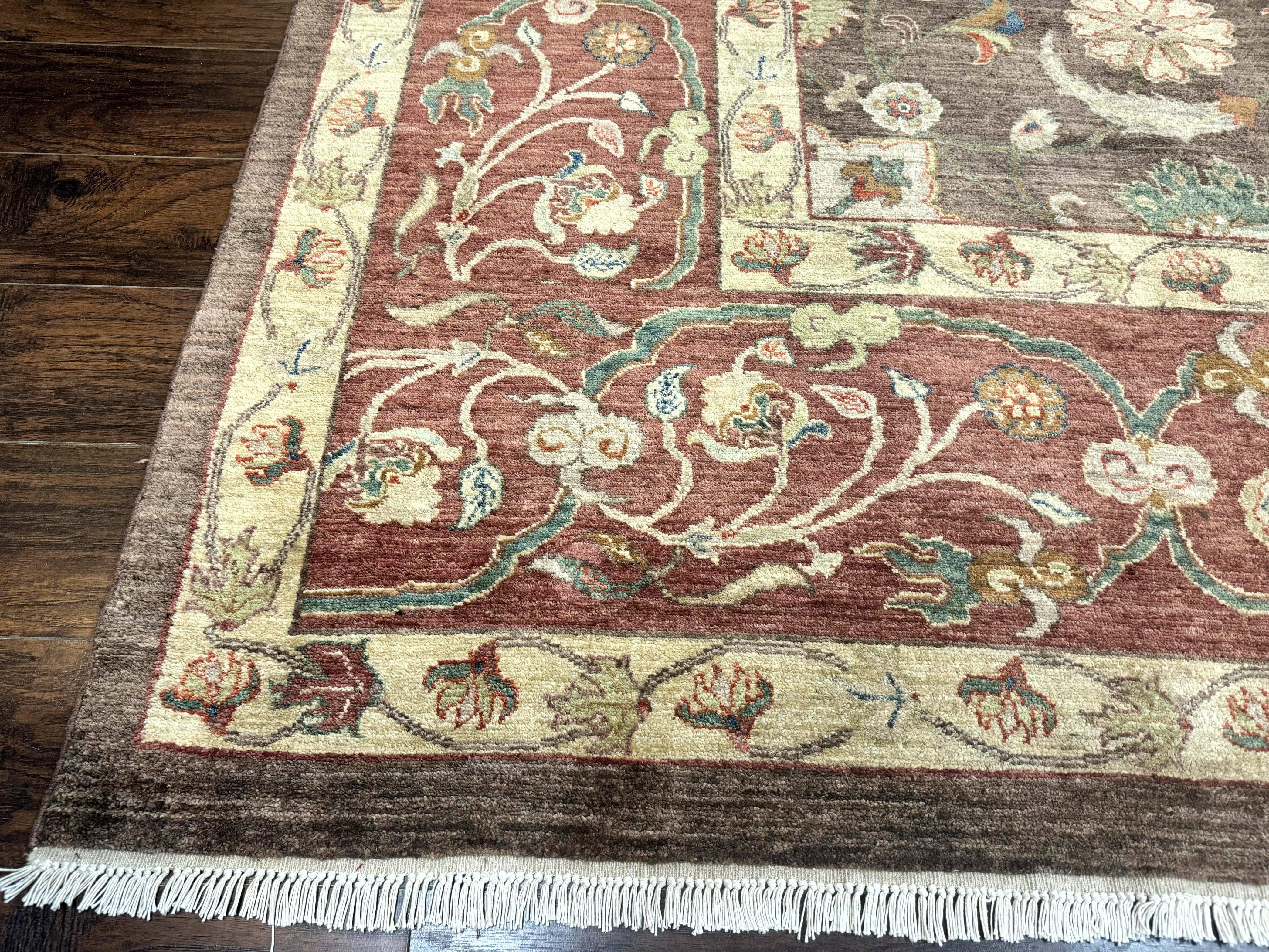 Peshawar Rug 10x15, Pak Persian Sultanabad Rug, VIntage Wool Floral Handmade Carpet, Pakistani Rug - Jewel Rugs