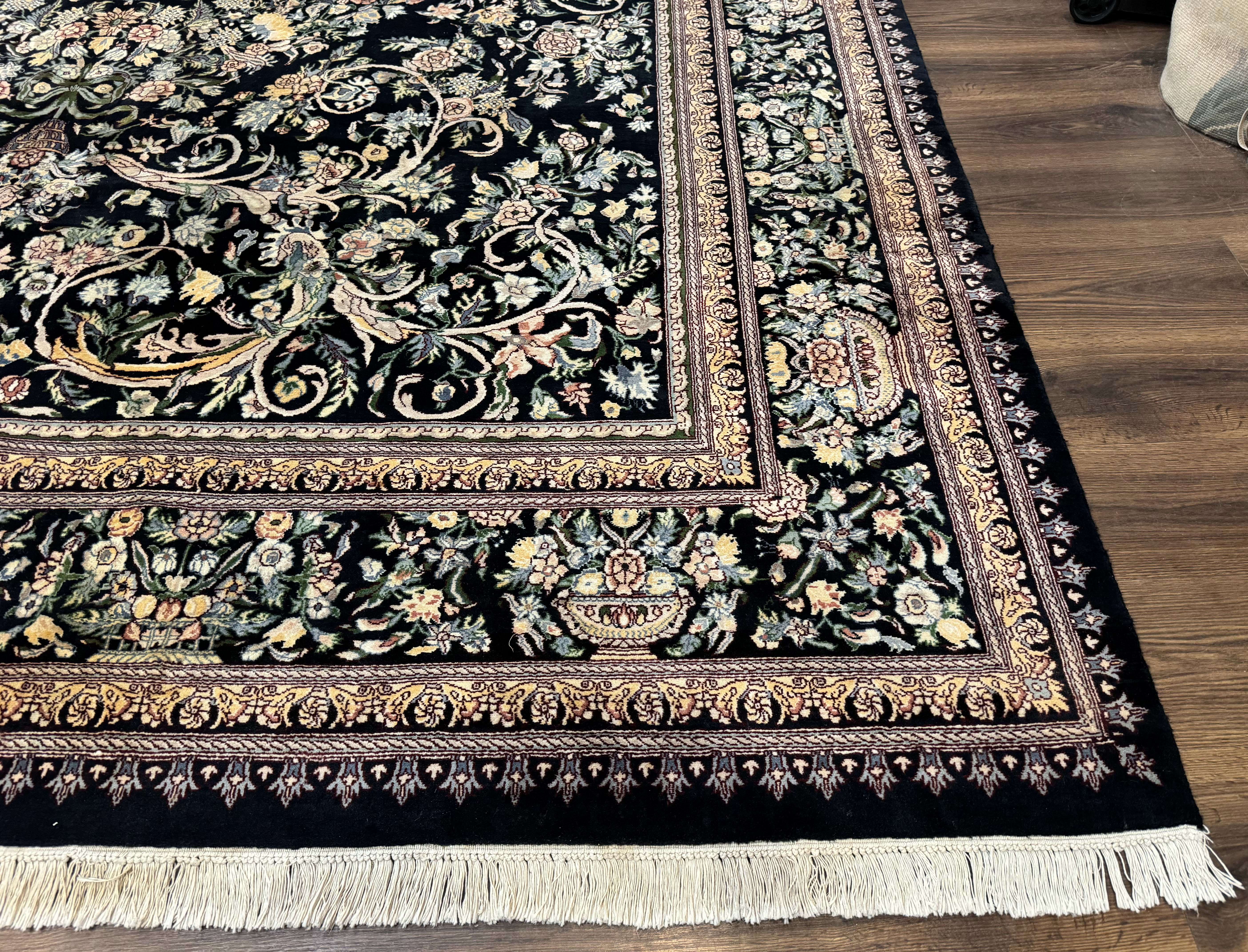 Pak Persian Rug 10x14, Elegant Floral Carpet, Fine 225 KPSI - Jewel Rugs