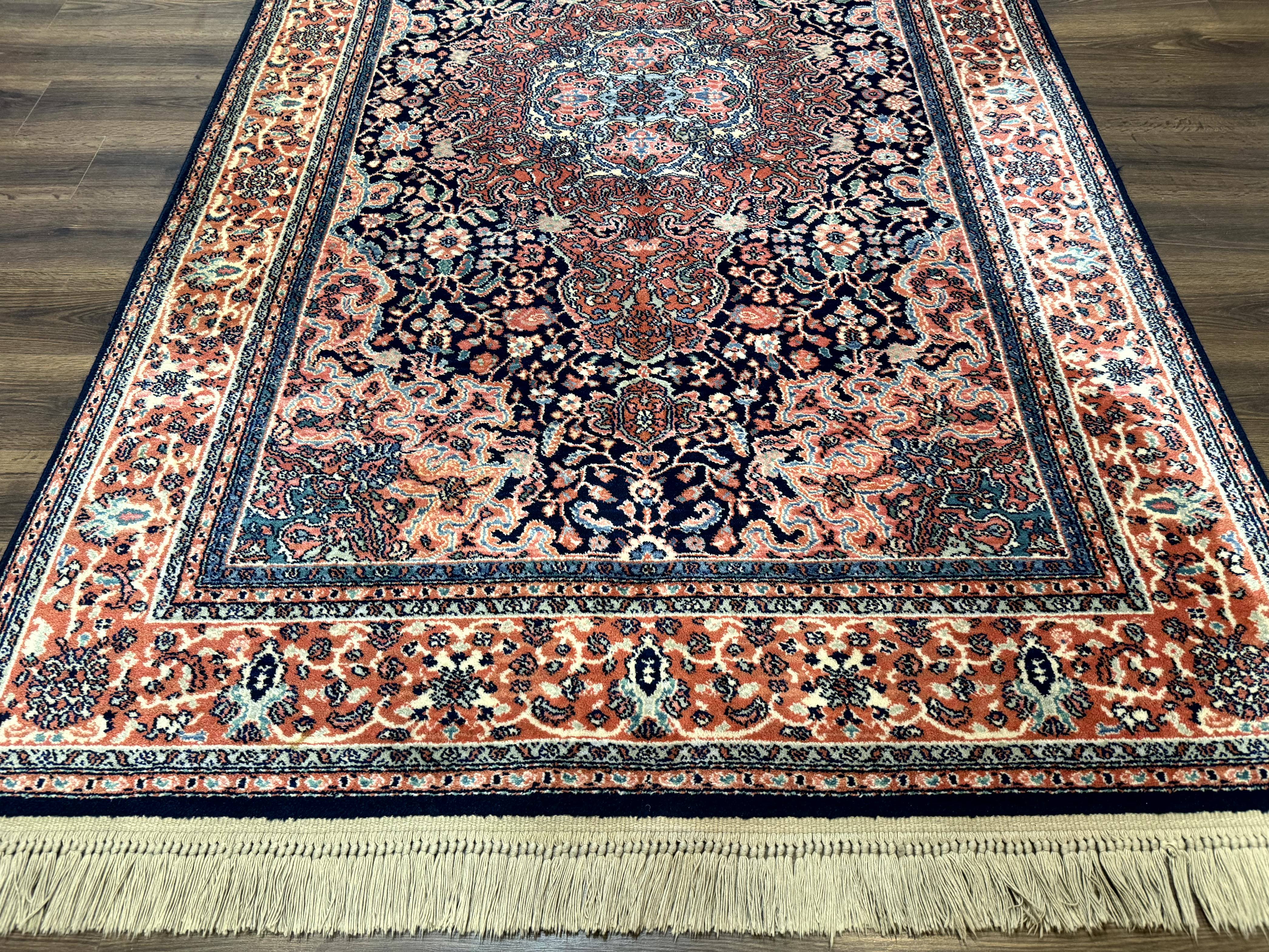 Karastan Rug 5.9 x 9, Ka'shan Medallion #741, Original Collection 700 Series, Discontinued, Wool Pile - Jewel Rugs
