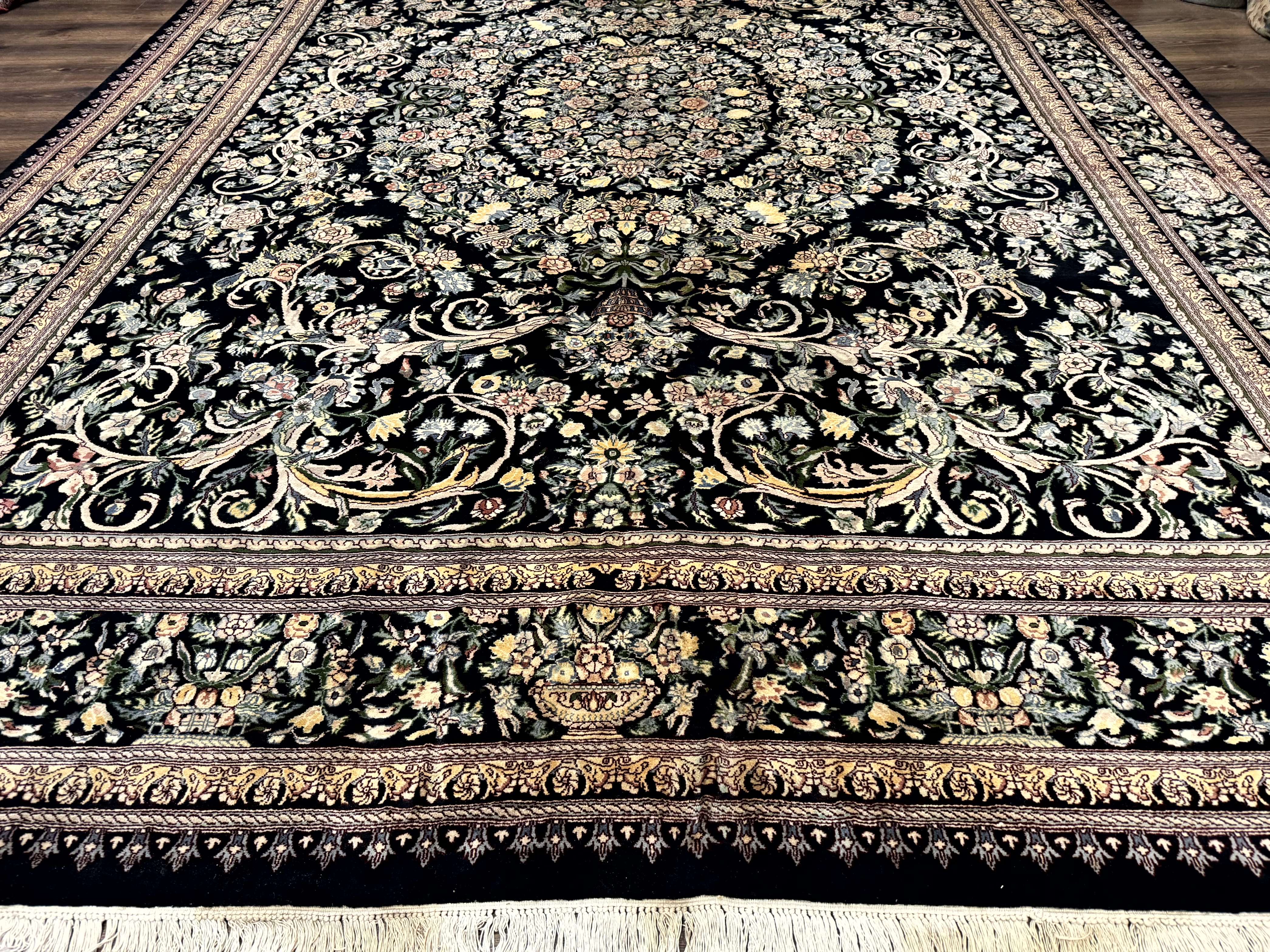 Pak Persian Rug 10x14, Elegant Floral Carpet, Fine 225 KPSI - Jewel Rugs