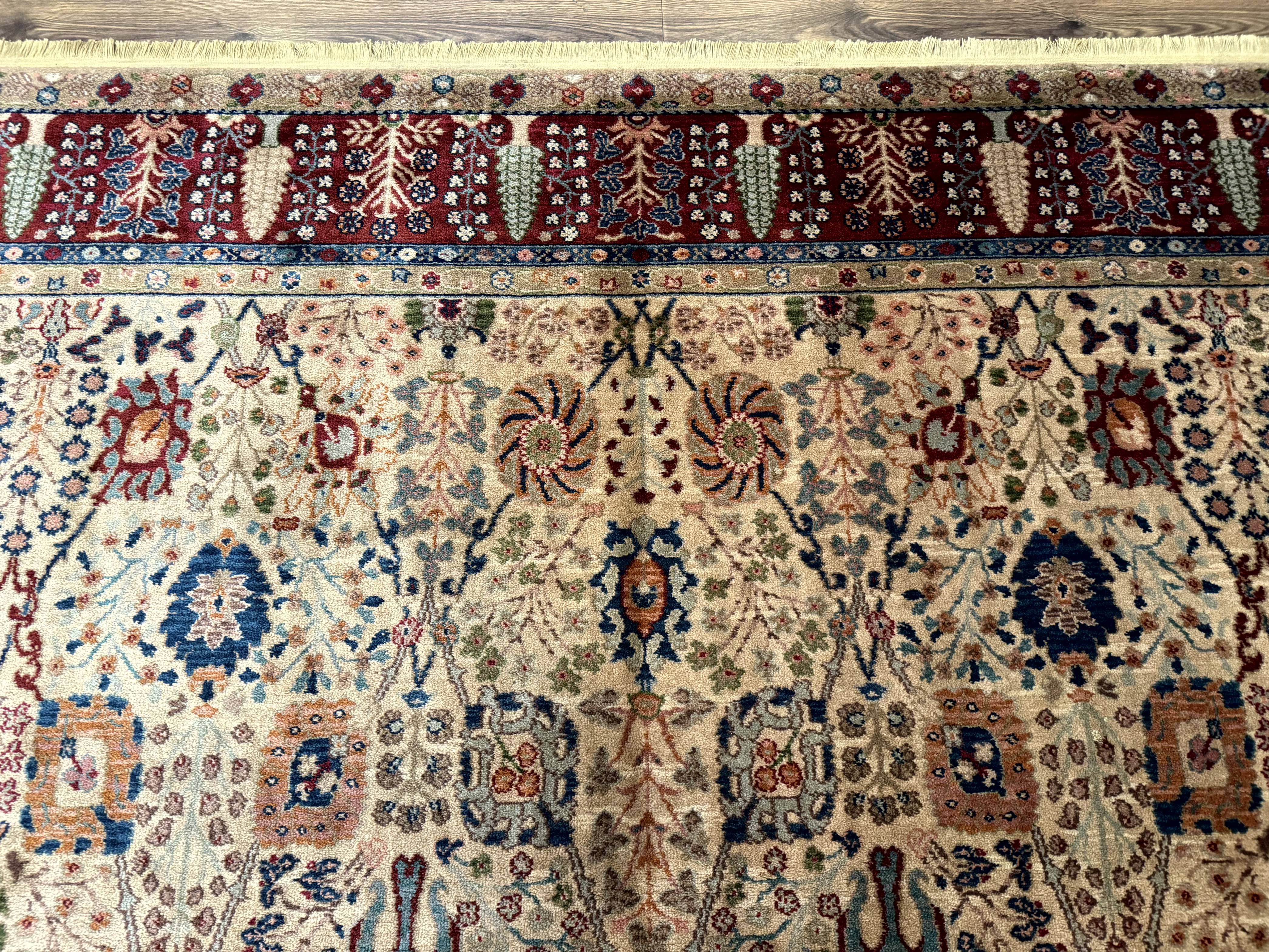 8.8 x 12 Karastan Samovar Teawash Rug #900-901, Persian Vase, Wool, Vintage - Jewel Rugs