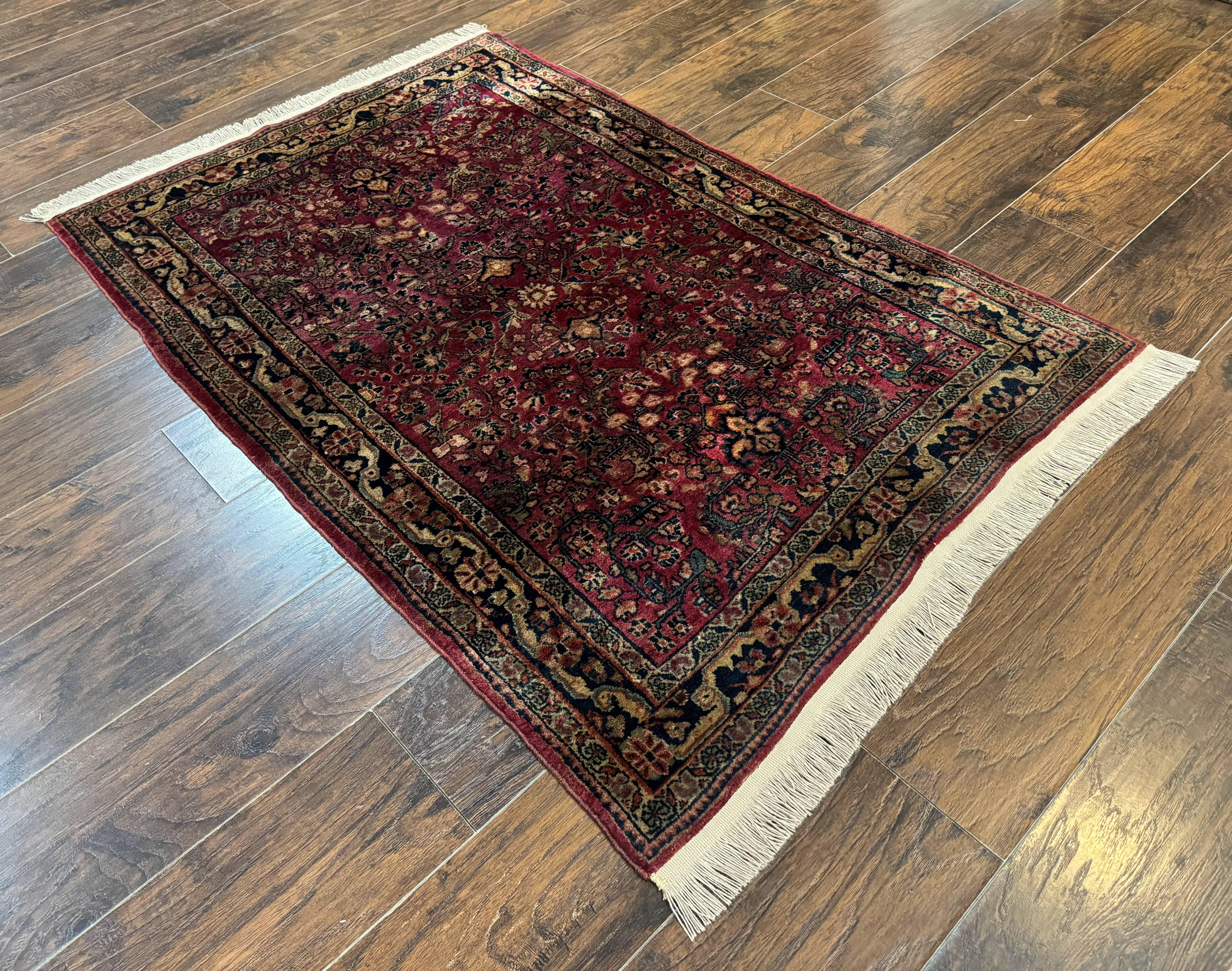 Persian Sarouk Rug 3x5, Antique Persian Carpet - Jewel Rugs