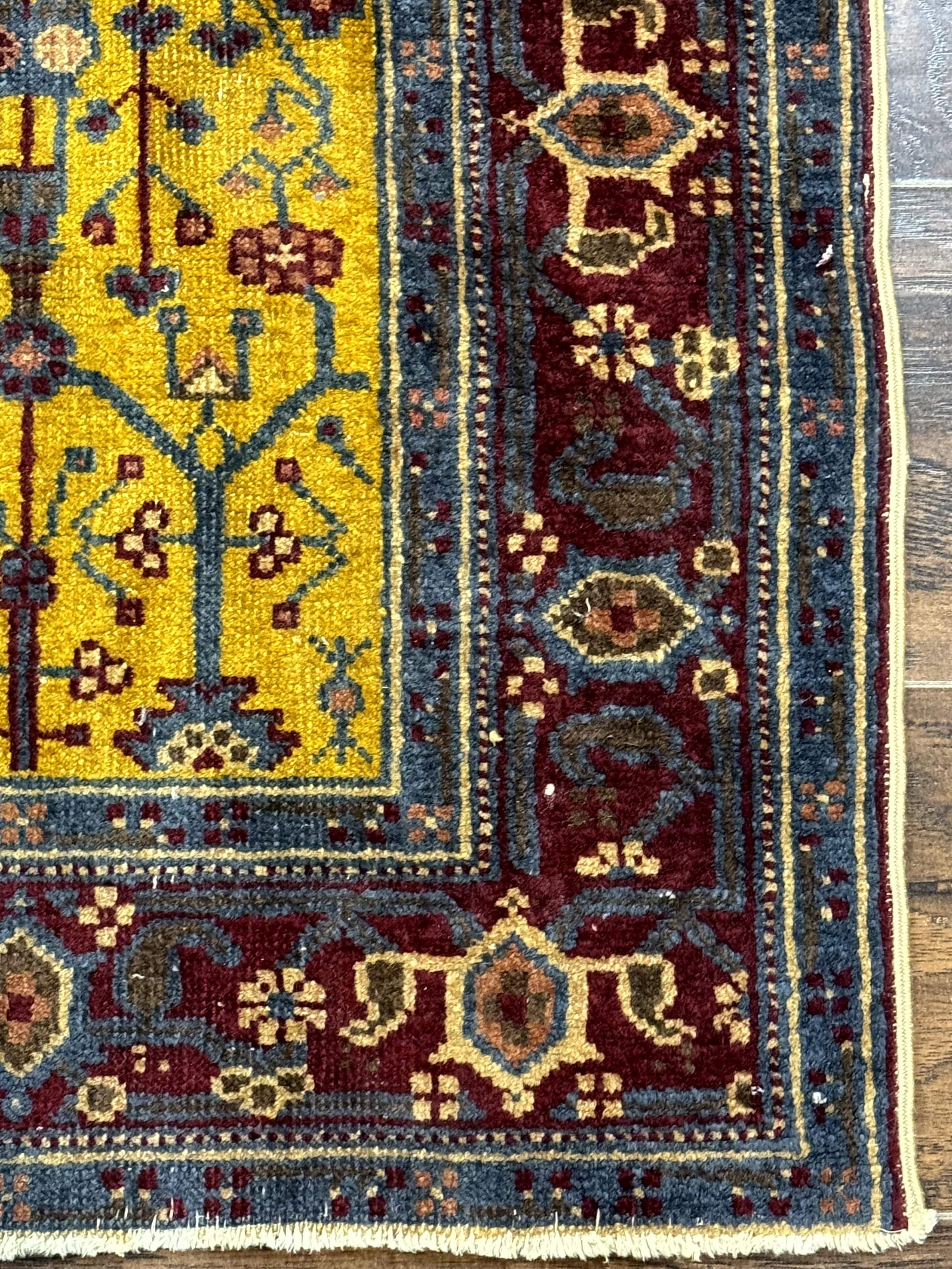 Indian Agra Rug 2x4 – Hand-Knotted Wool Antique Carpet - Jewel Rugs